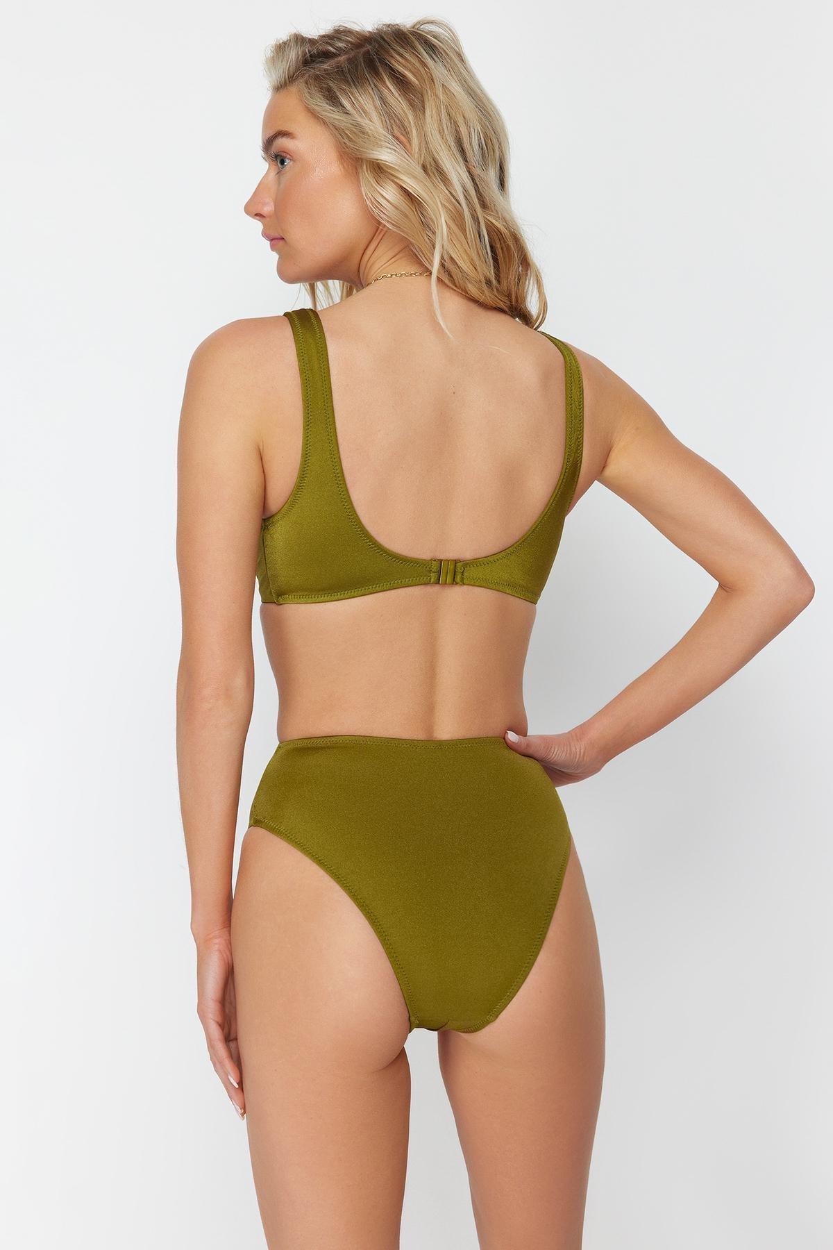Green Knotted Swimsuit, , large image number 4