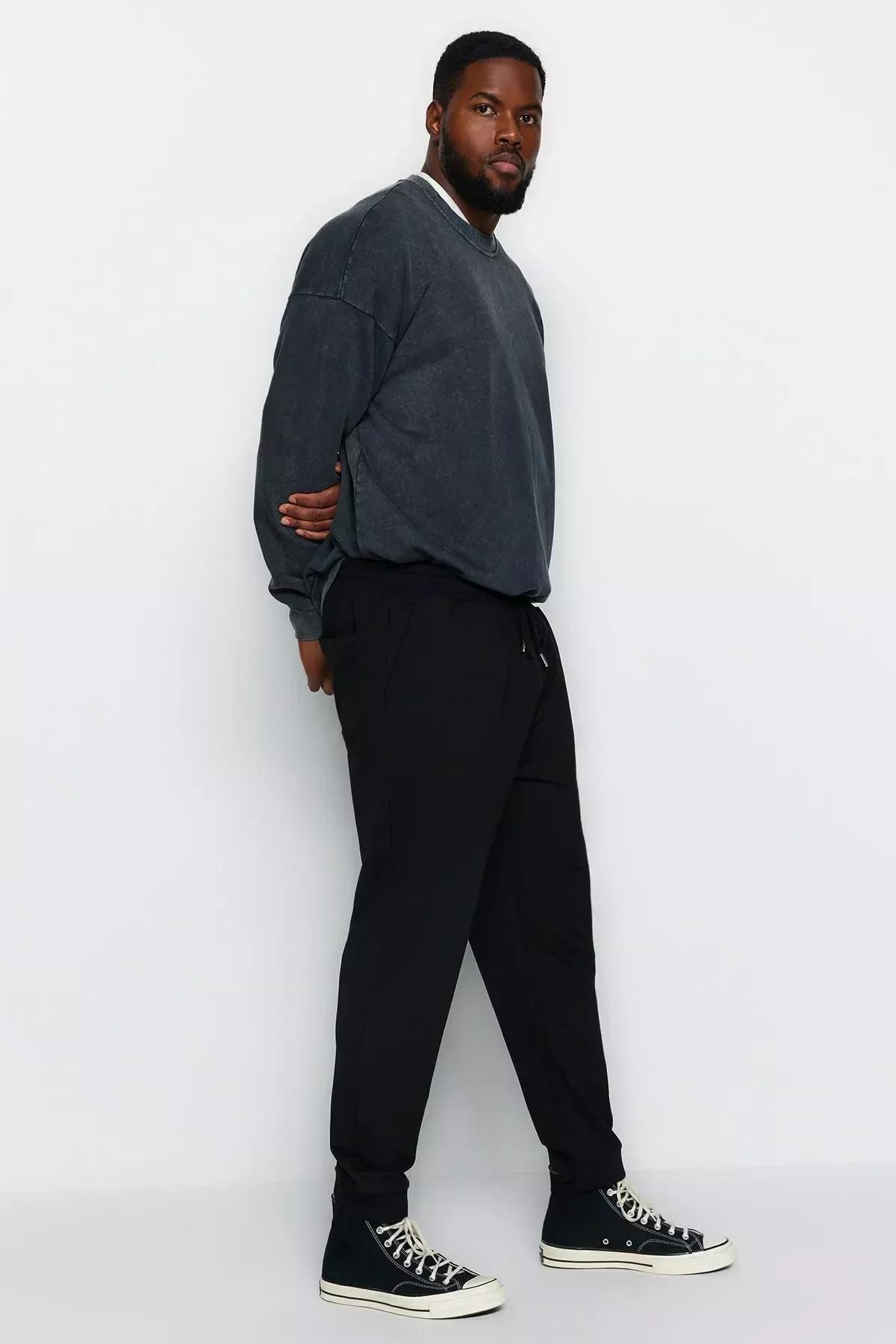 بنطال رياضي للمقاسات الكبيرة، أسود


, BLACK, large image number 3