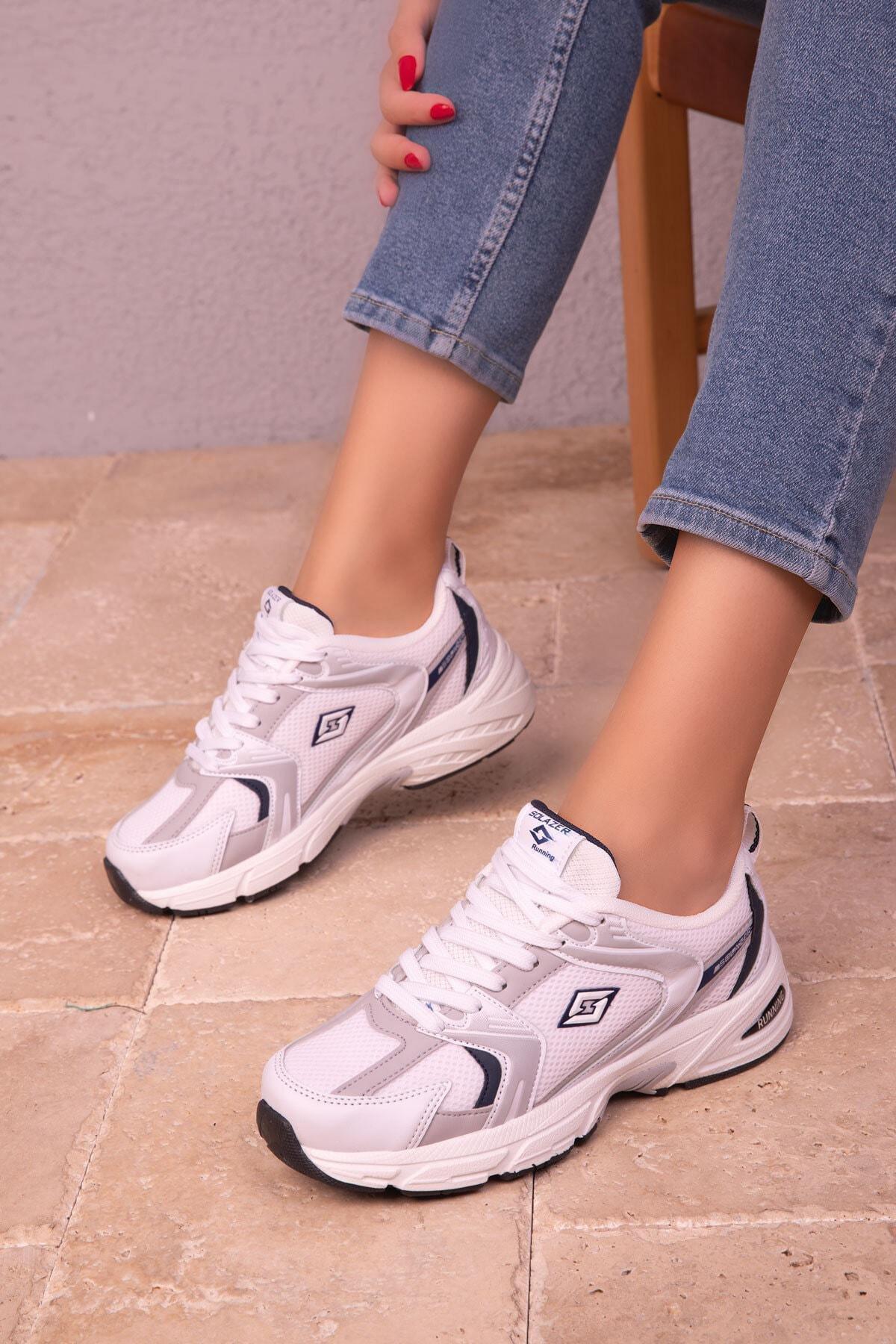 White Walking Sneakers, C101_4542, large image number 0