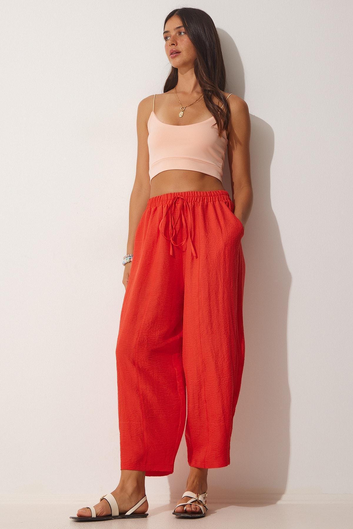 Orange Blossom Pocketed Trousers <br>, , large image number 0