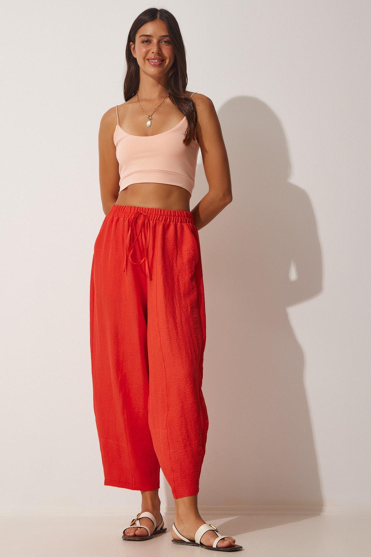 Orange Blossom Pocketed Trousers <br>, , large image number 1