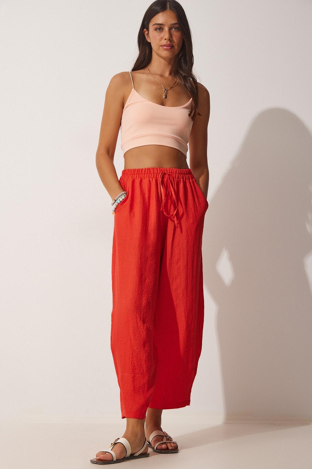 Orange Blossom Pocketed Trousers <br>, , large image number 2