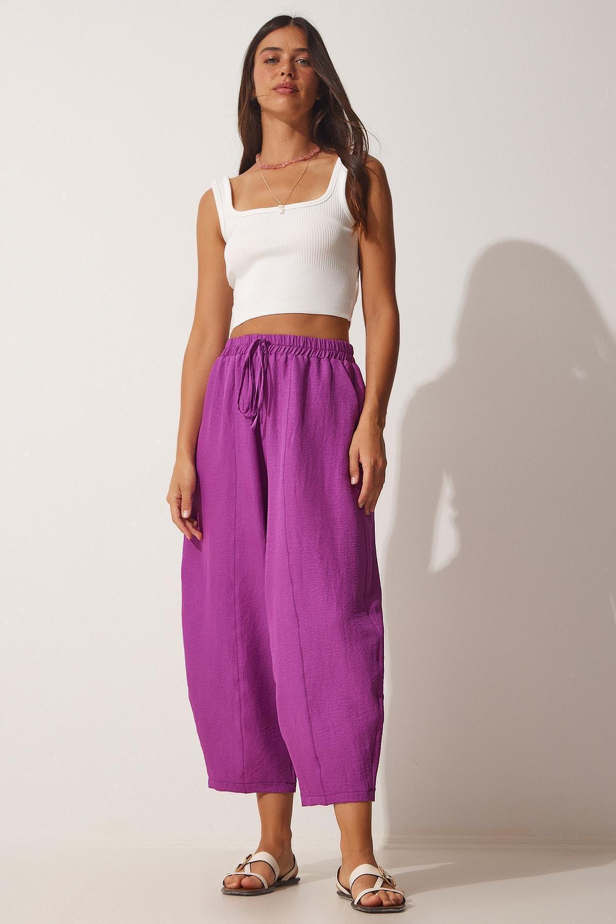 Purple Pocket A Robin Shalwar Trousers, , large image number 0