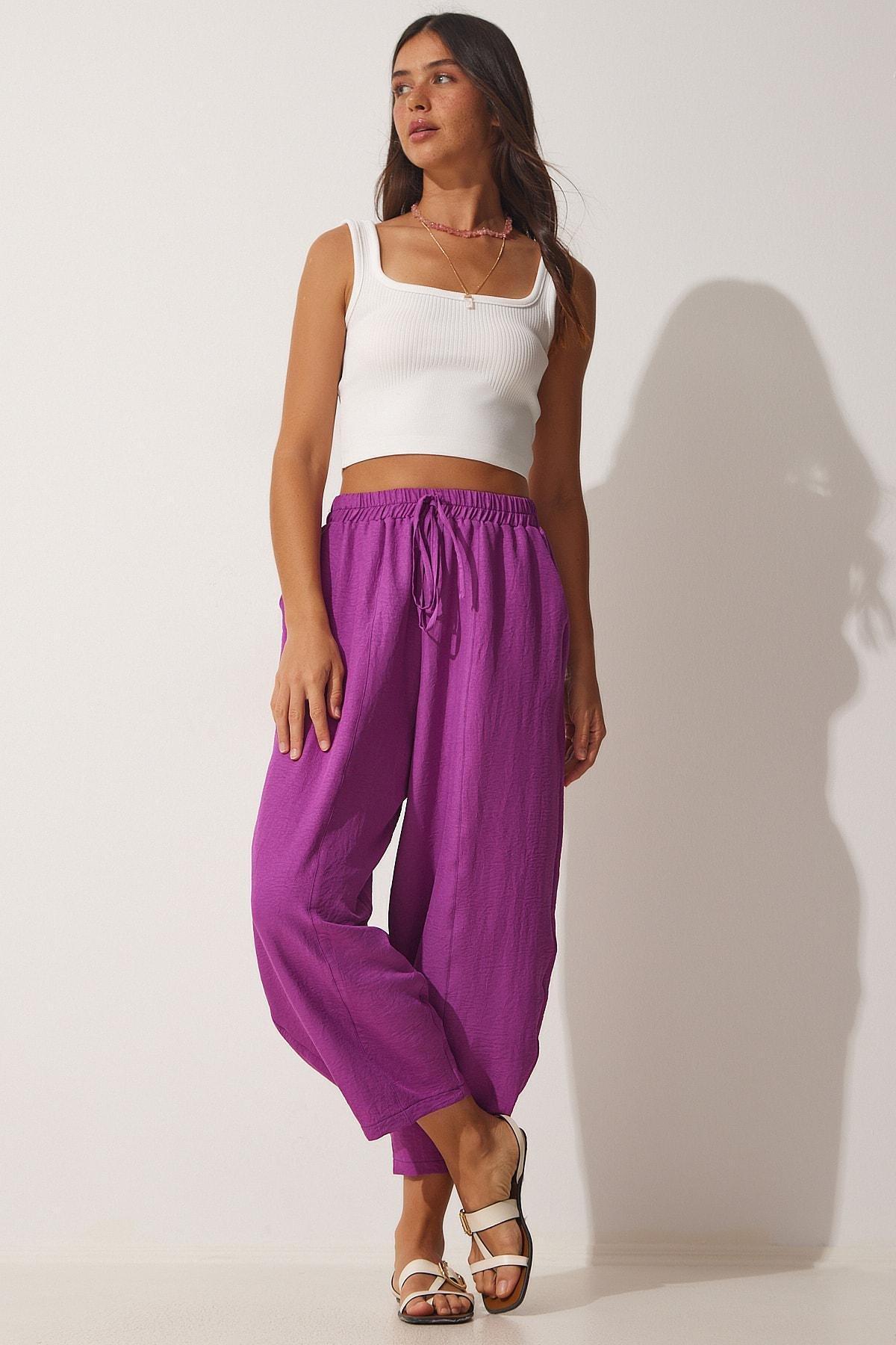 Purple Pocket A Robin Shalwar Trousers, , large image number 1