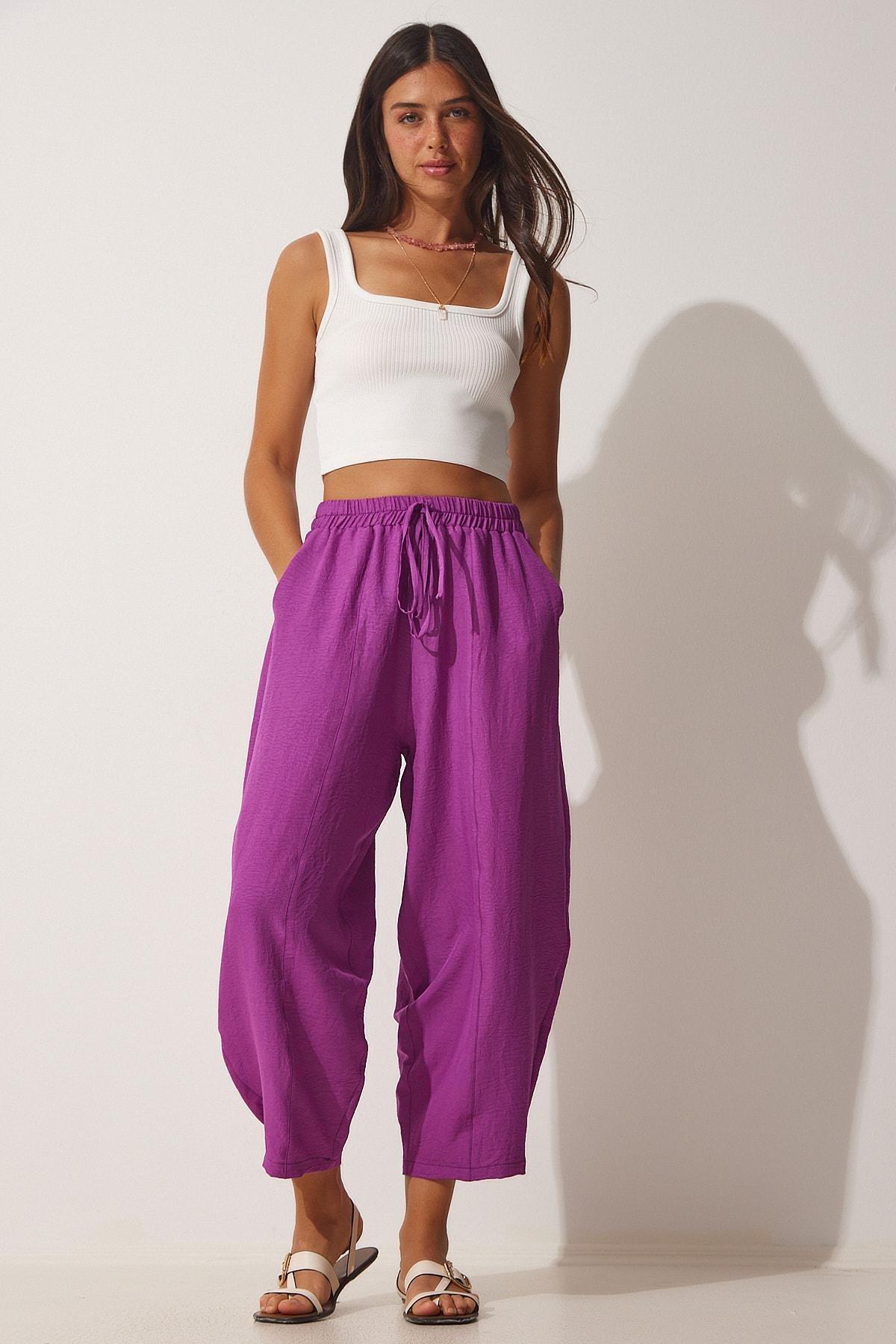 Purple Pocket A Robin Shalwar Trousers, , large image number 2