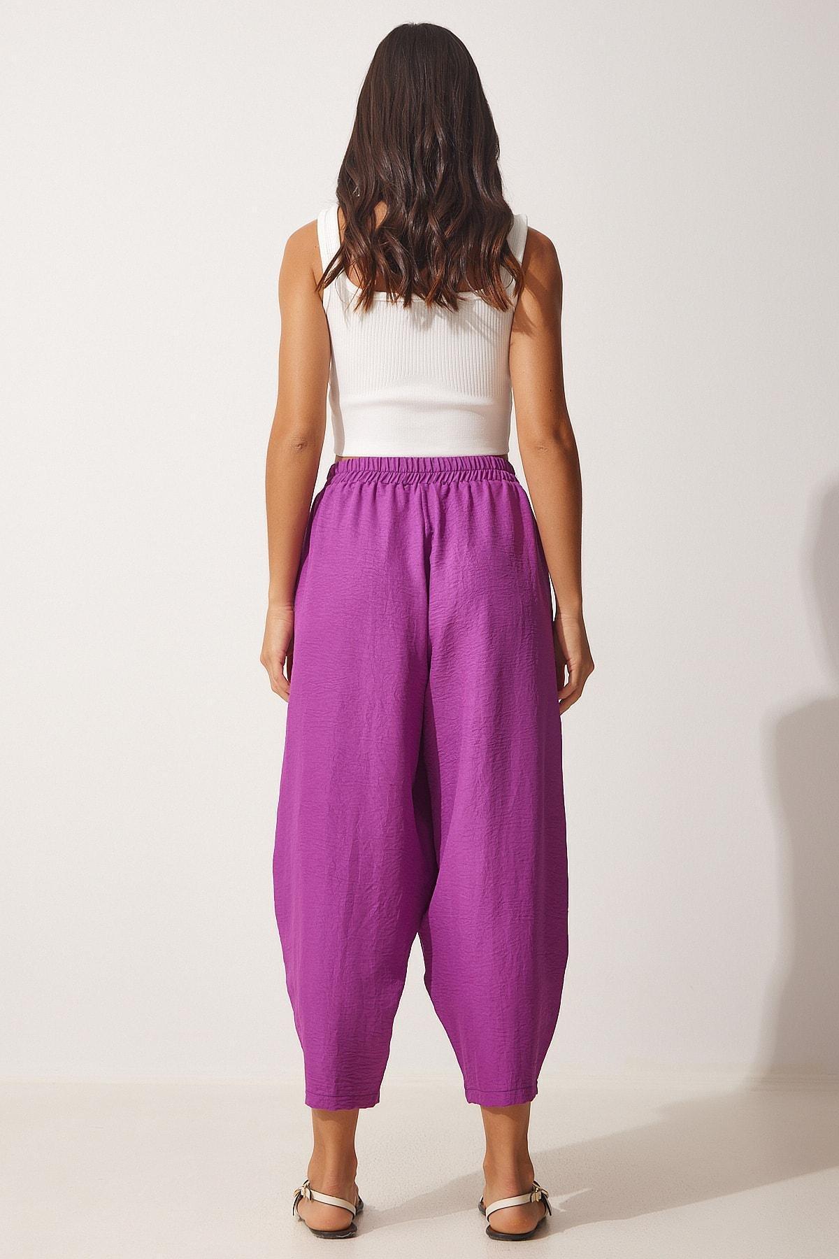 Purple Pocket A Robin Shalwar Trousers, , large image number 4