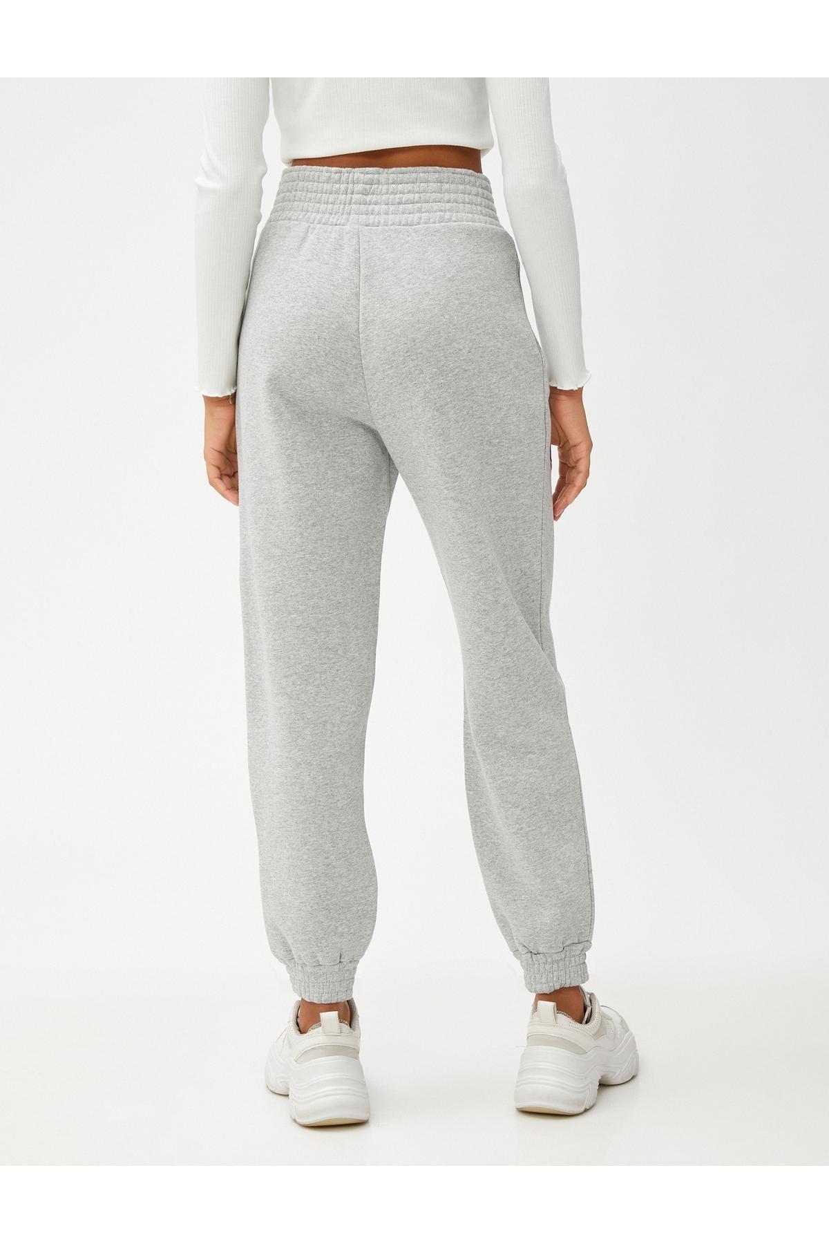 Koton - Grey High Waist Joggers