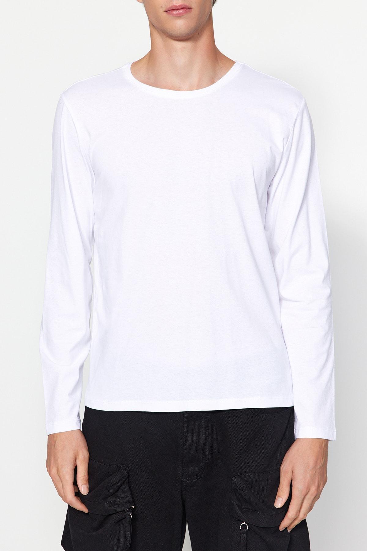 Multicolour Long Sleeve Basic T-Shirt, Set Of 2, , large image number 2
