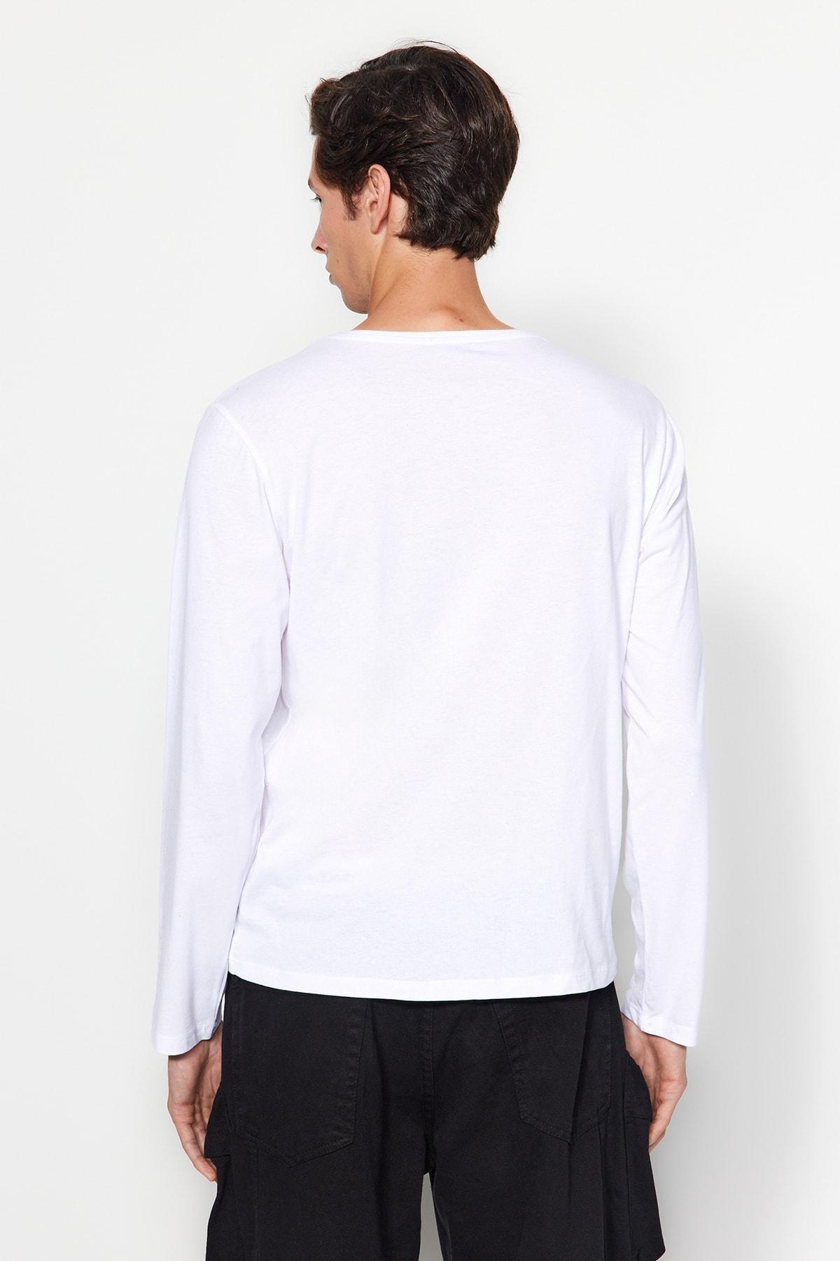 Multicolour Long Sleeve Basic T-Shirt, Set Of 2, , large image number 3