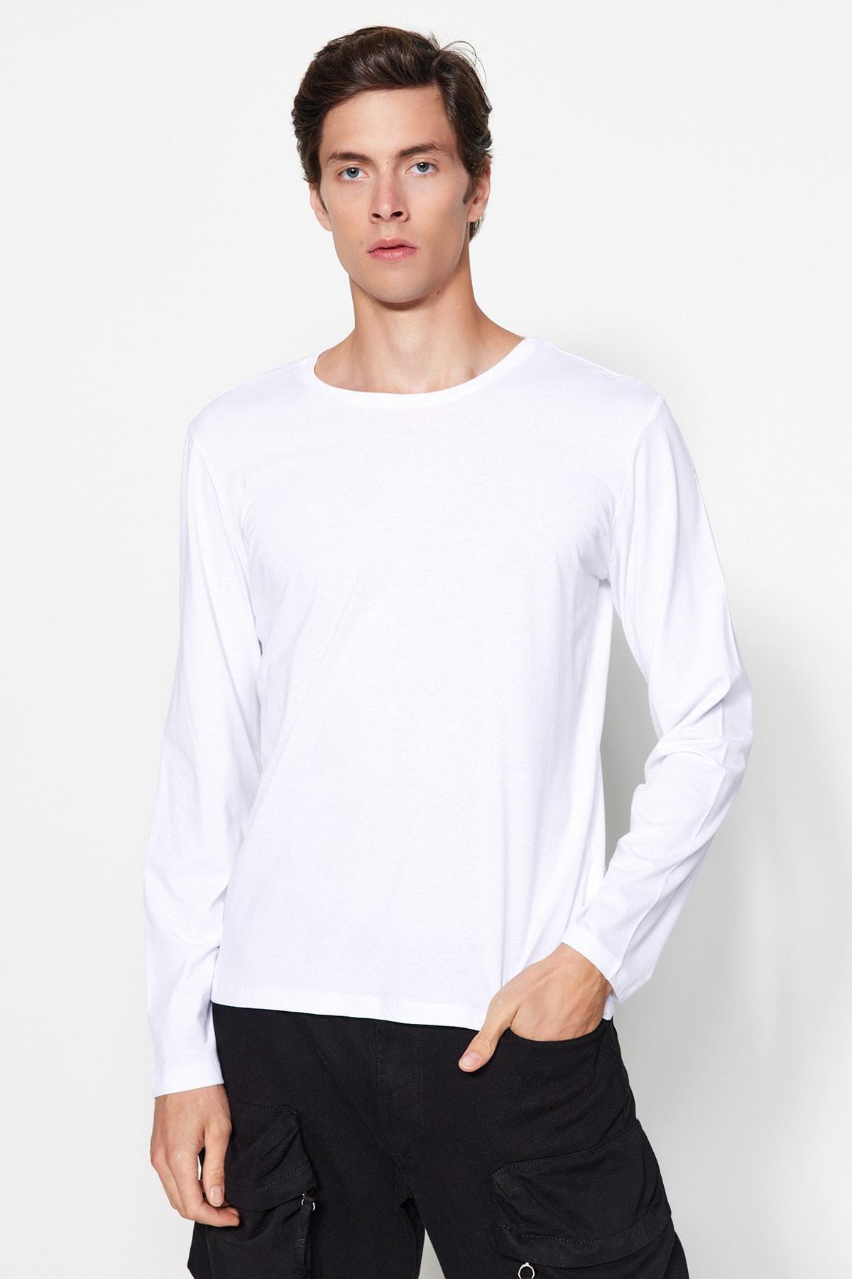 Multicolour Long Sleeve Basic T-Shirt, Set Of 2, , large image number 4