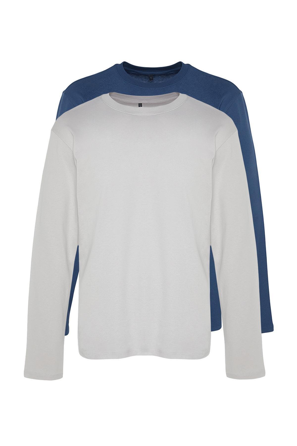 Multicolour Long Sleeve T-Shirt, Set Of 2, , large image number 1