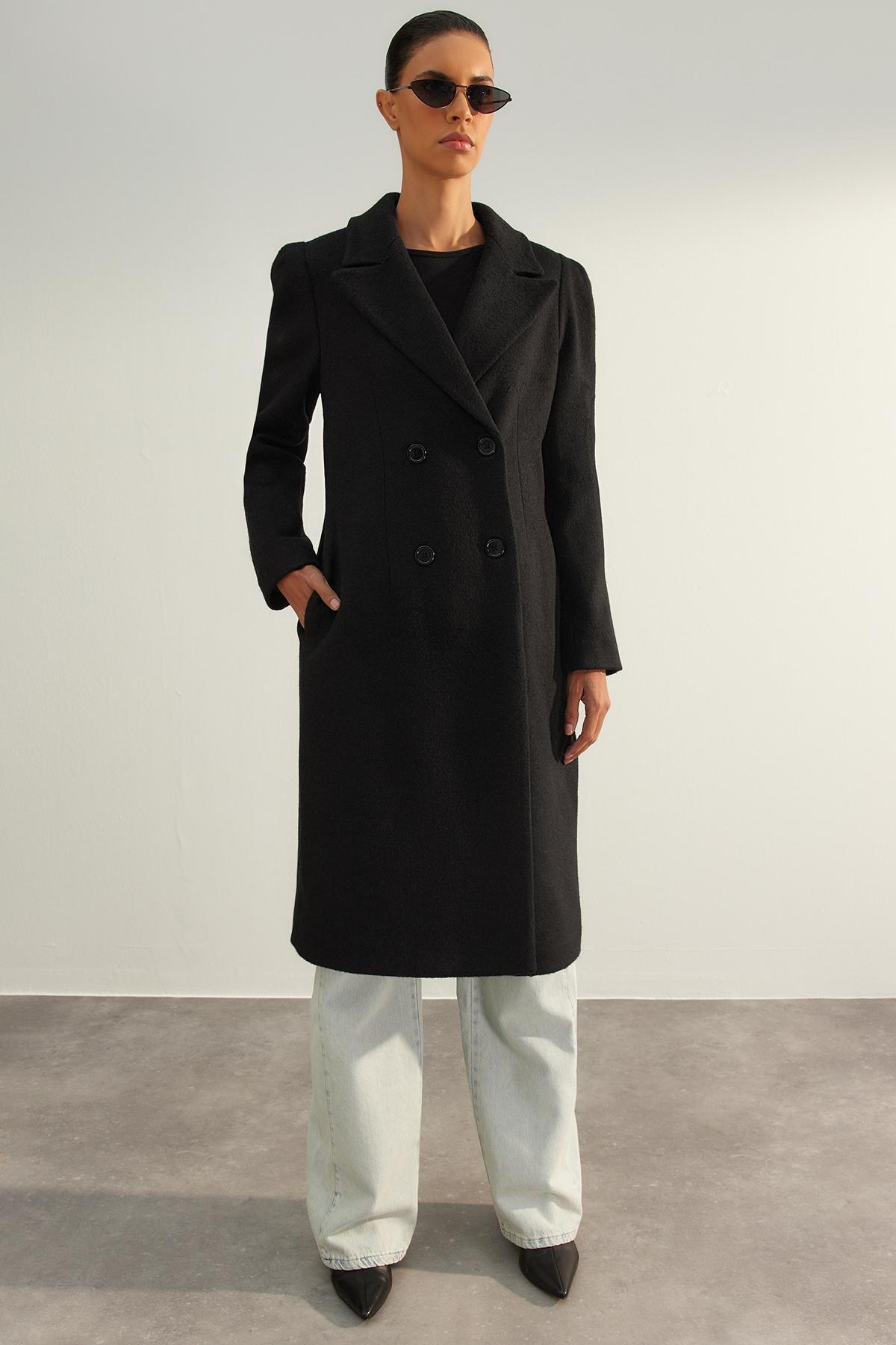 Black Limited Edition Regular Coat, , large image number 2