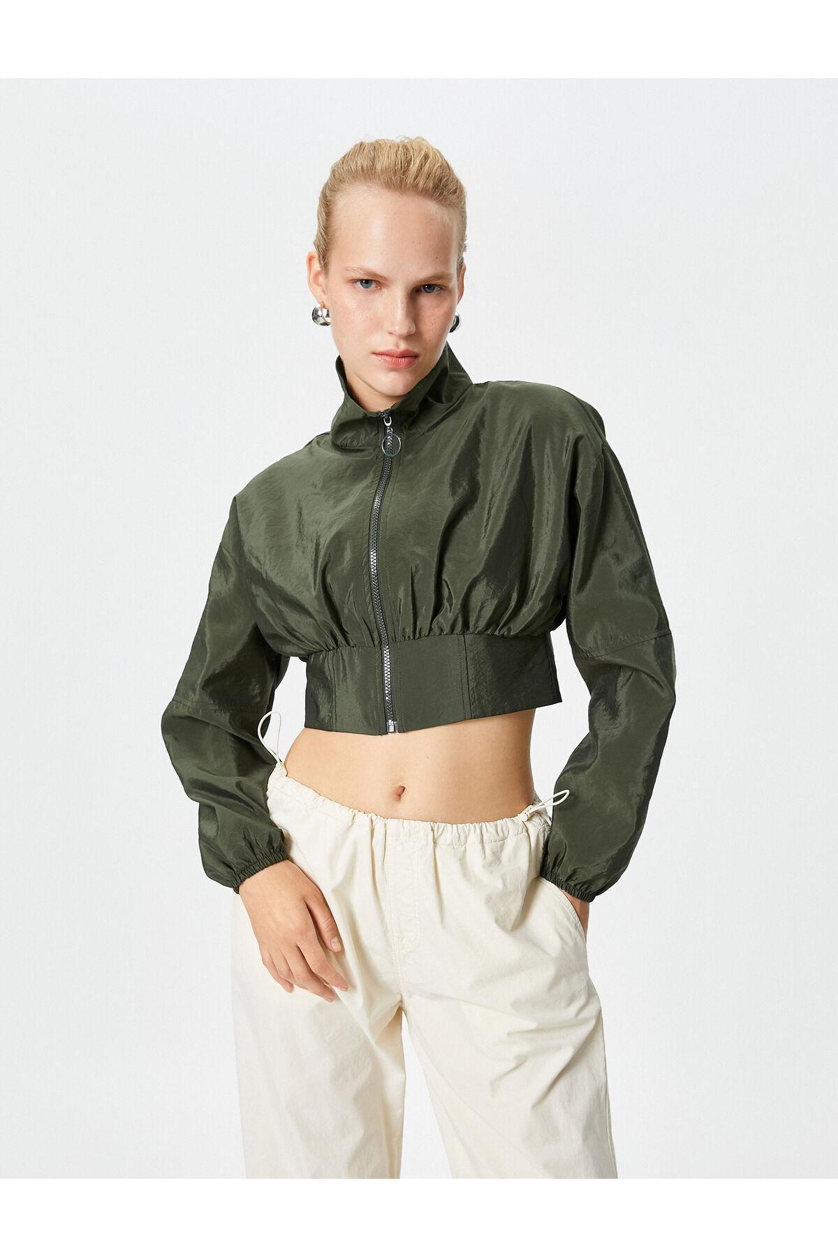 Koton - Khaki Short Parachute Jacket