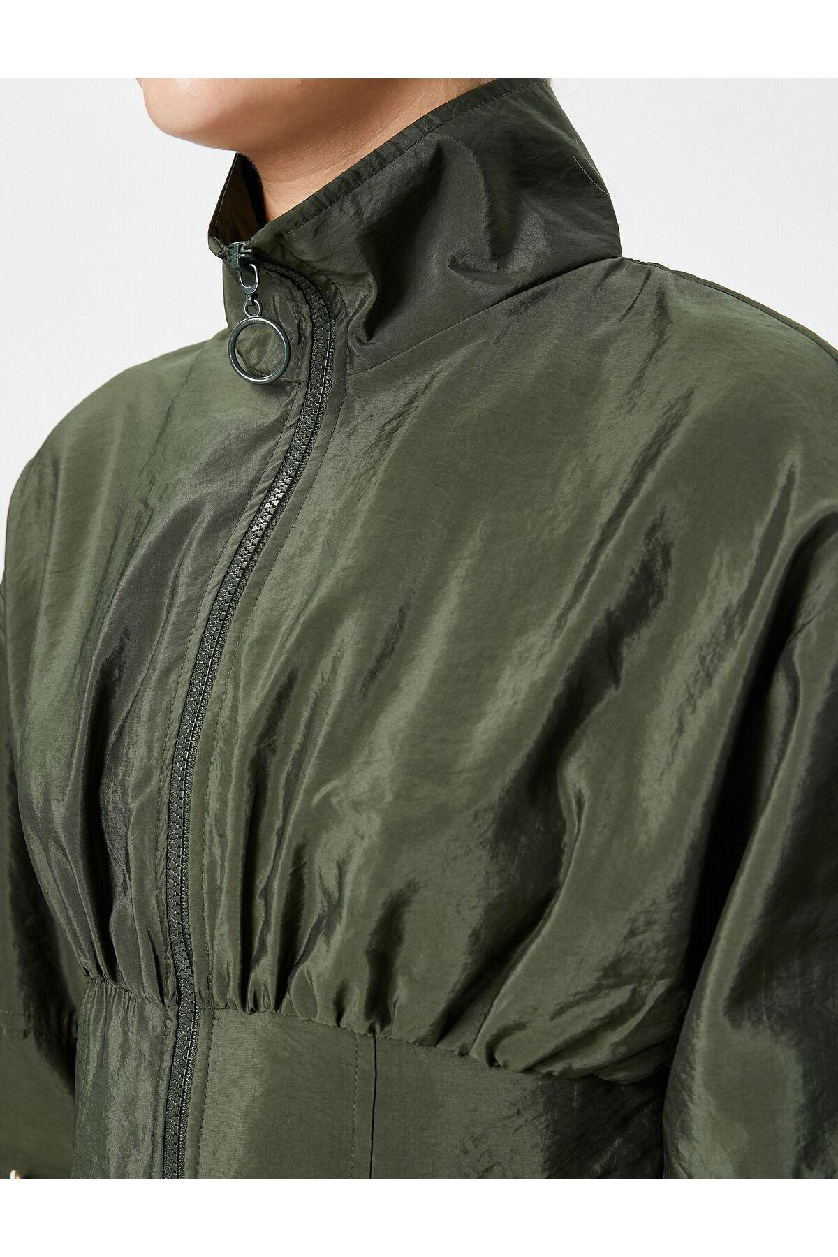 Koton - Khaki Short Parachute Jacket