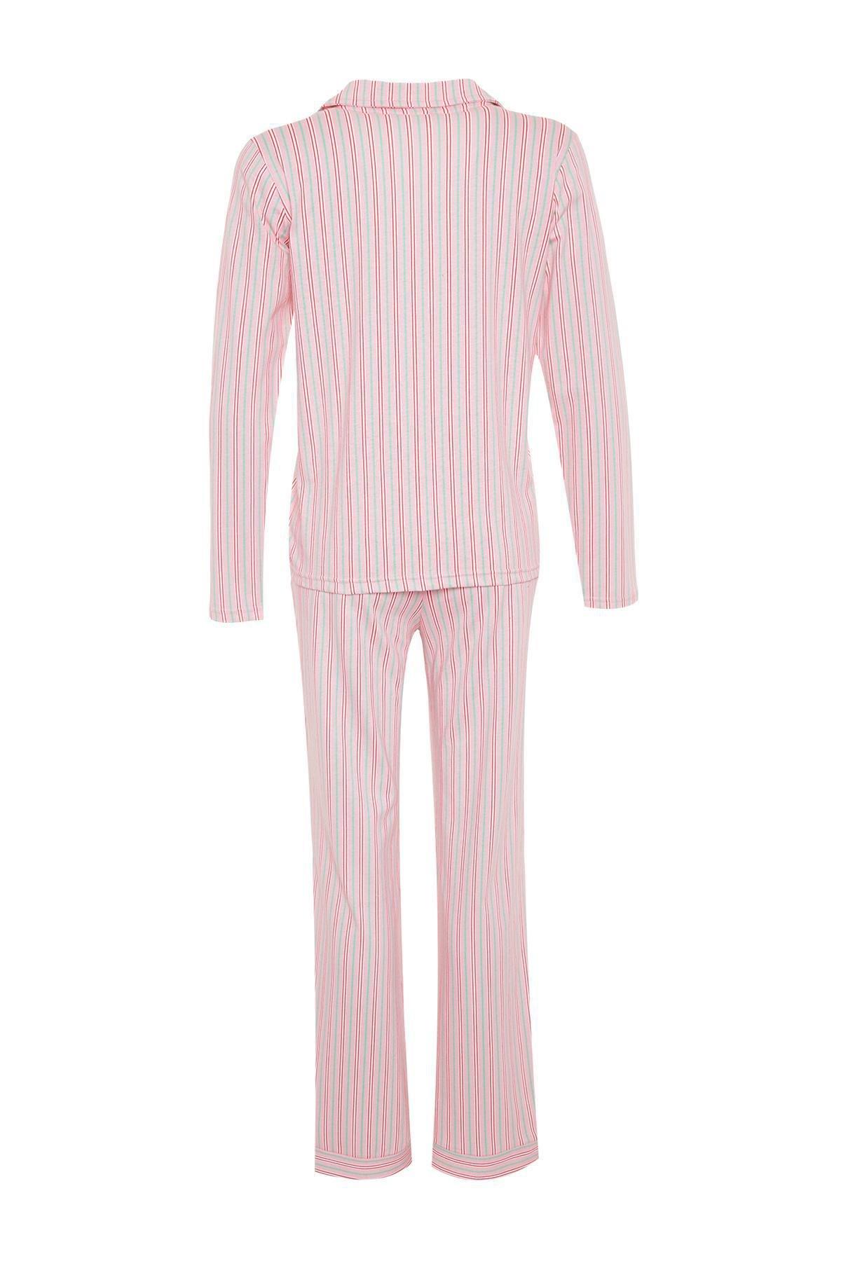 Trendyol - Pink Knitted Pyjamas Set