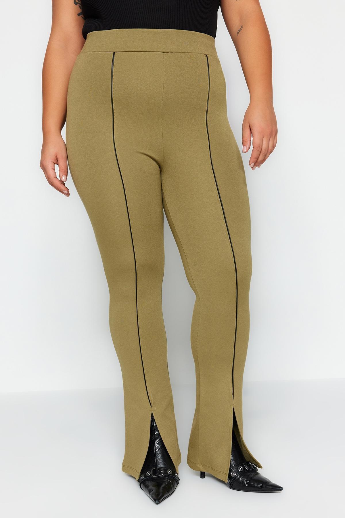 Trendyol - Khaki Knitted Leggings