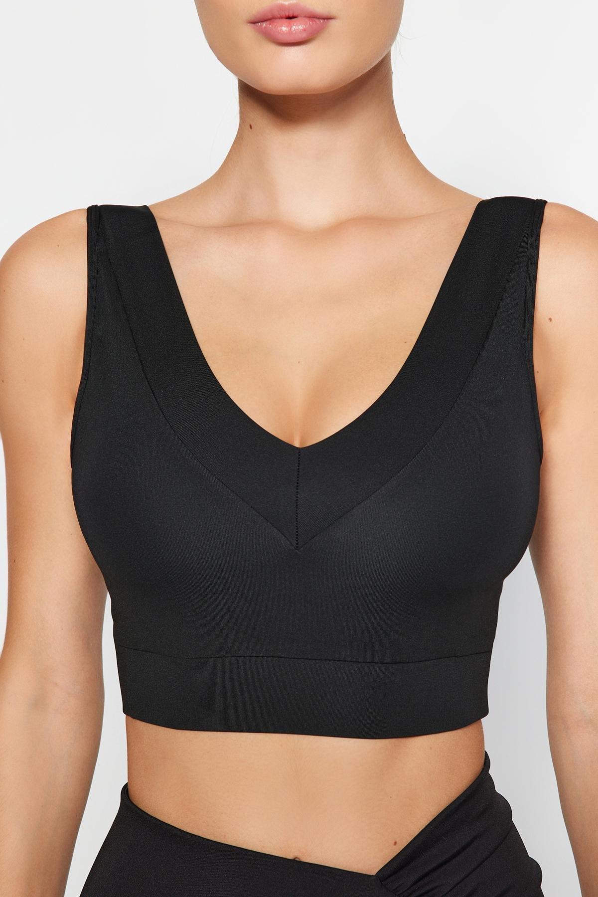 Black Support Shaper Sports Bra, , large image number 3