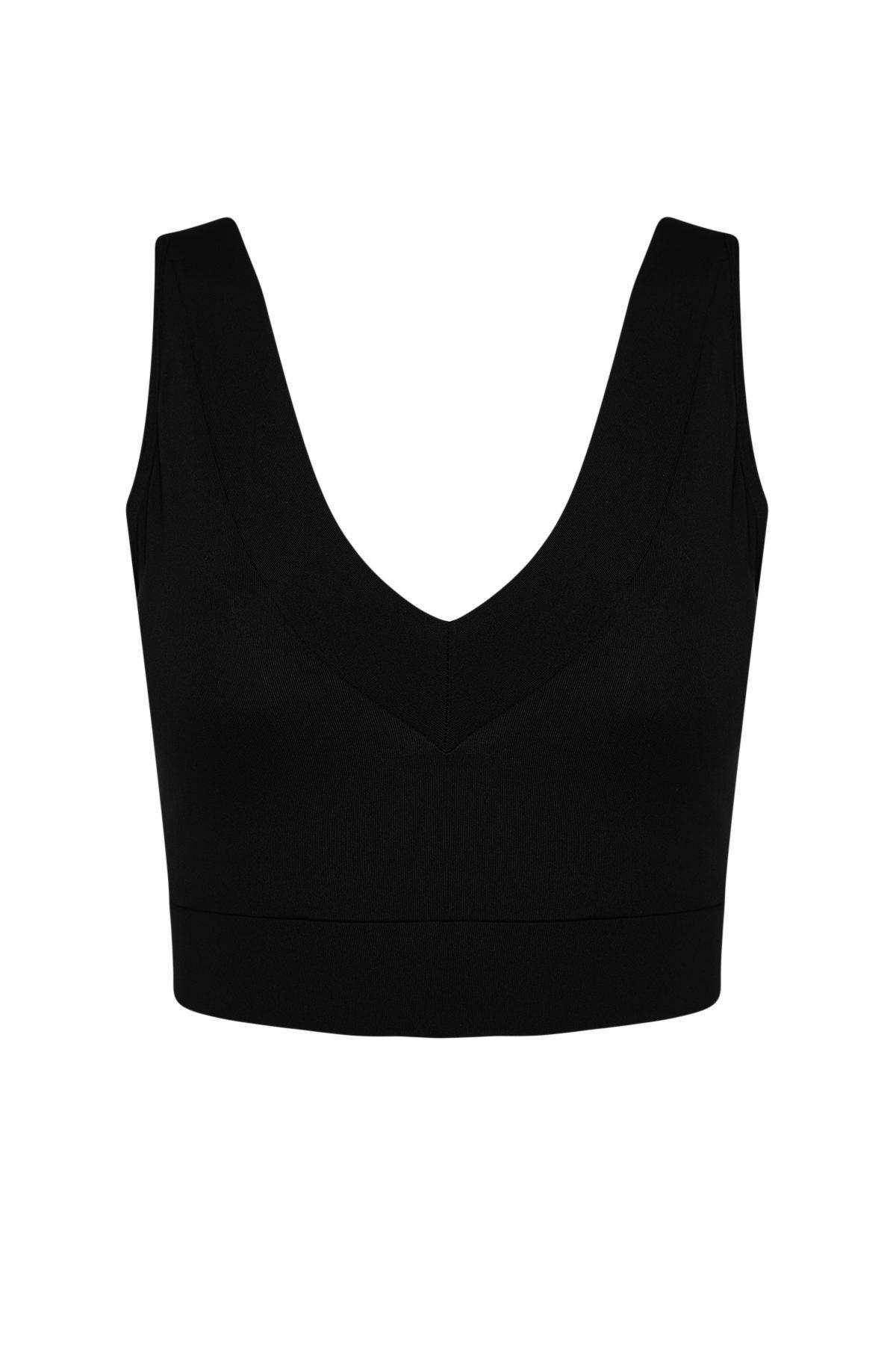 Black Support Shaper Sports Bra, , large image number 5