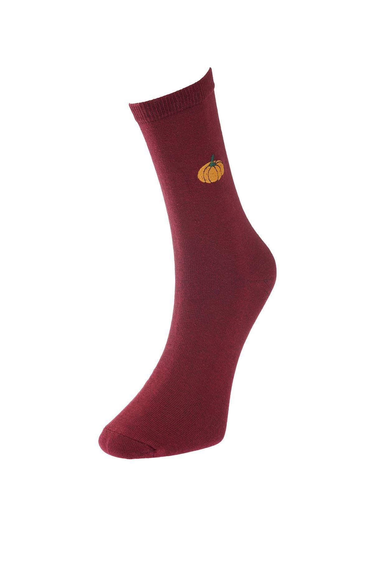 Multicolour Premium Embroidered Long Socks, Set Of 5, C101_1704, large image number 2