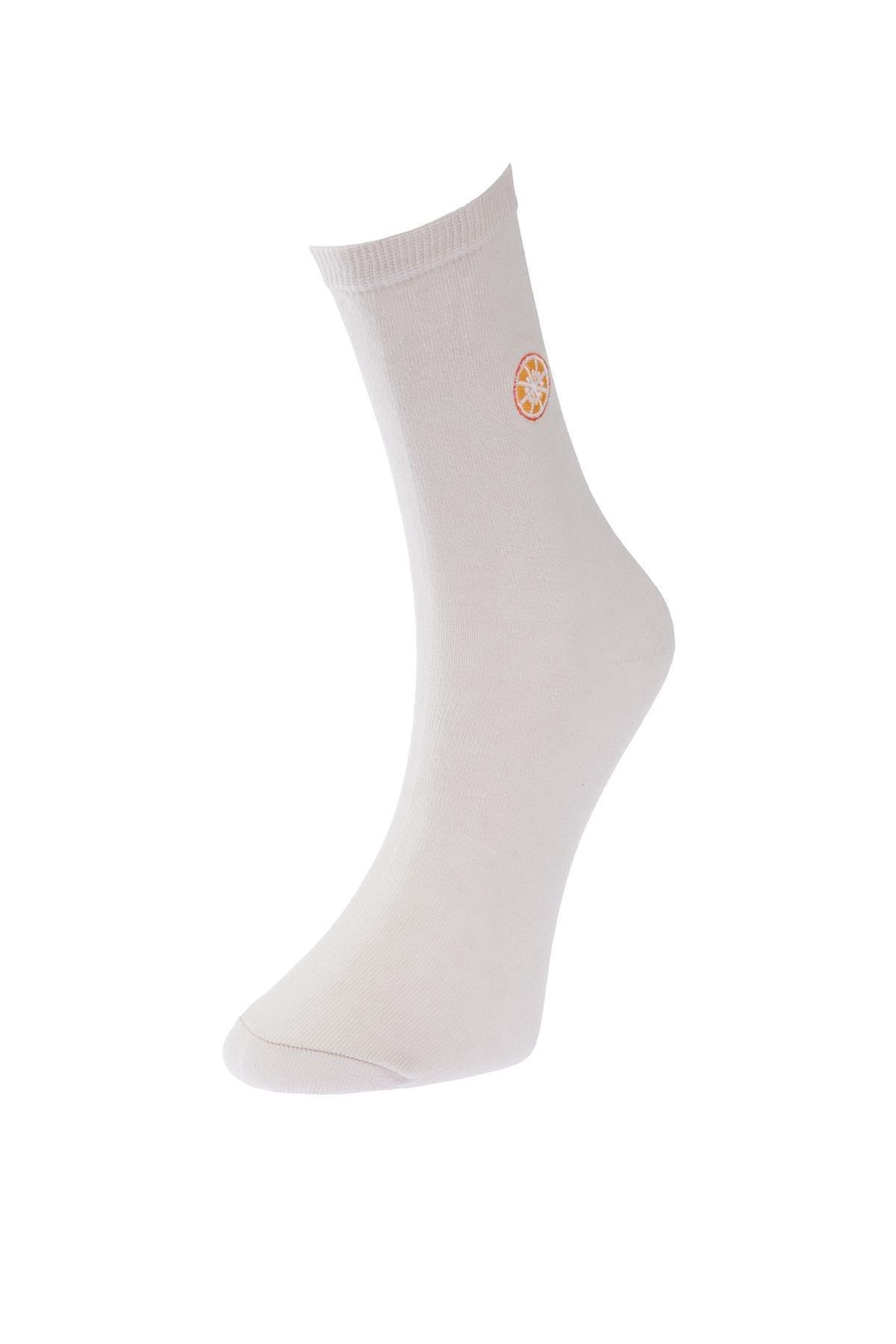 Multicolour Premium Embroidered Long Socks, Set Of 5, C101_1704, large image number 3