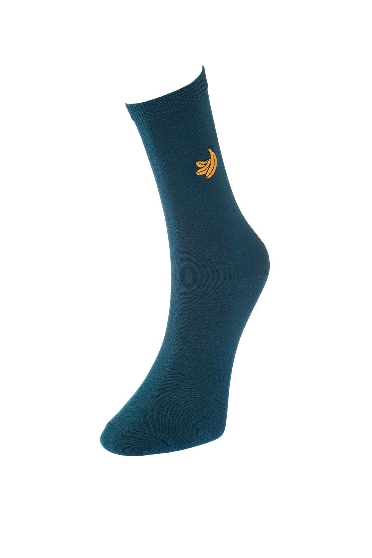 Multicolour Premium Embroidered Long Socks, Set Of 5, C101_1704, large image number 4