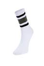 Trendyol - White Striped Long Socks, Set Of 4