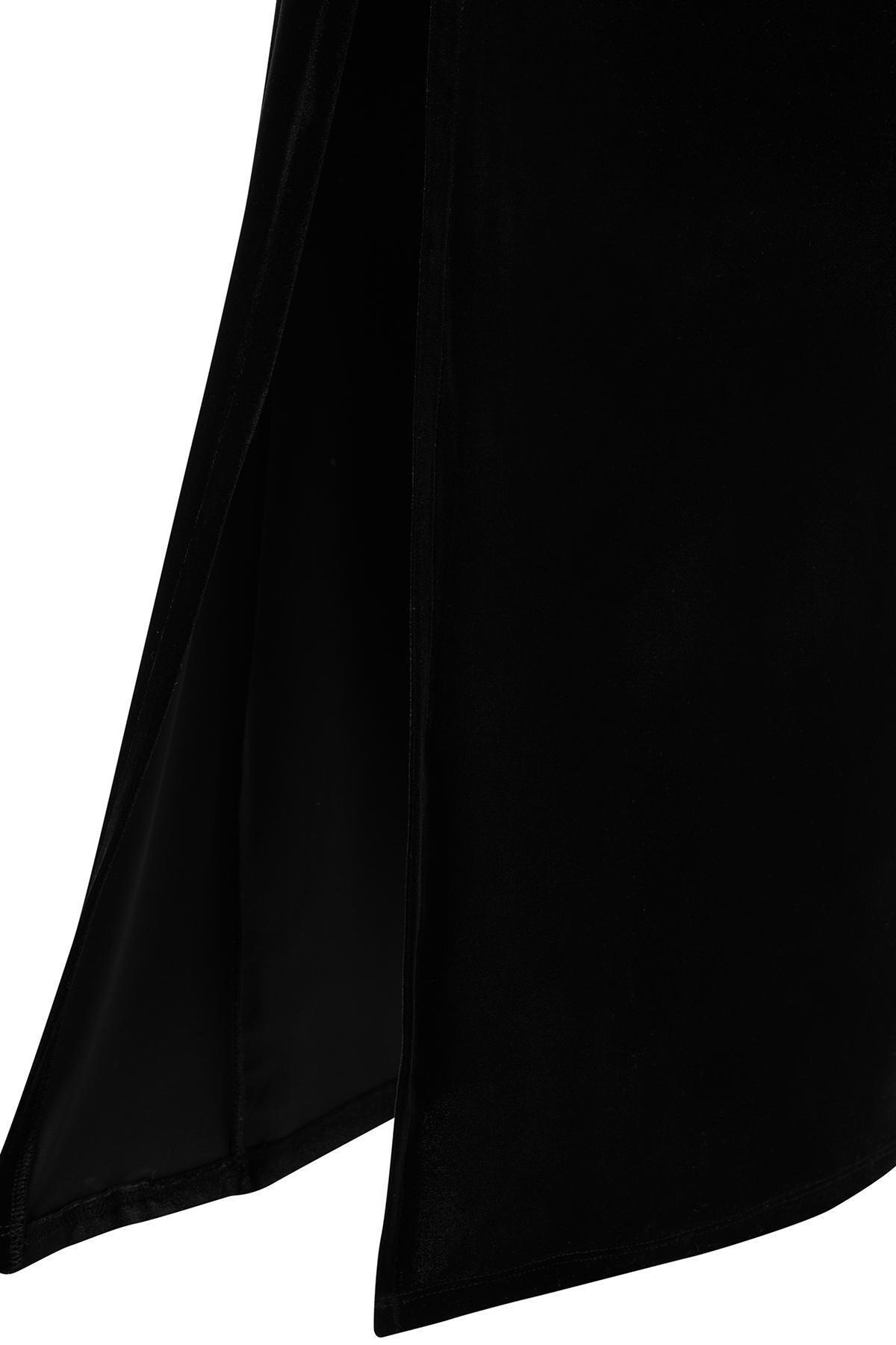 Black Detailed Limited Edition Midi Dress, , large image number 6