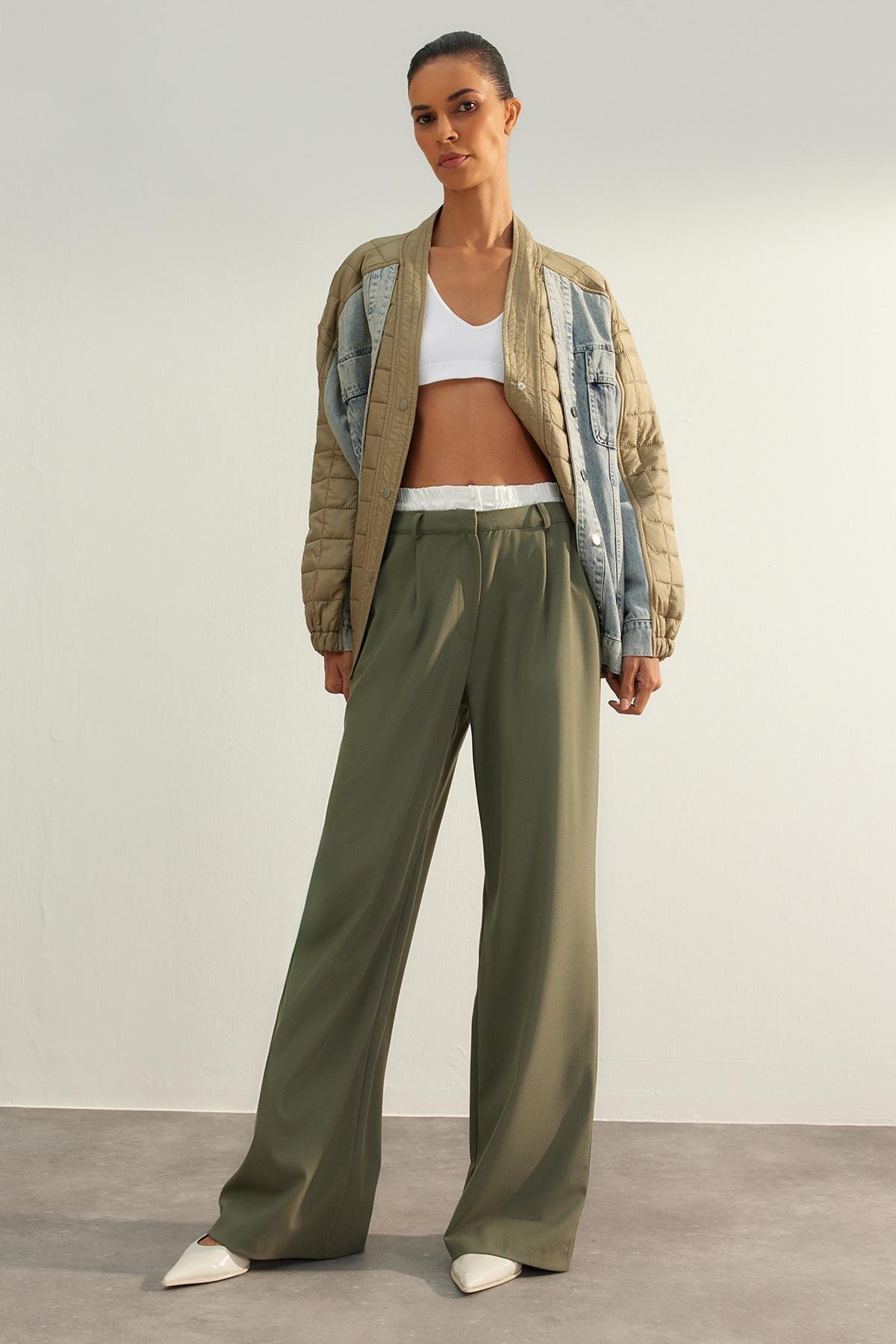 Green Limited Edition Woven Trousers, , large image number 0