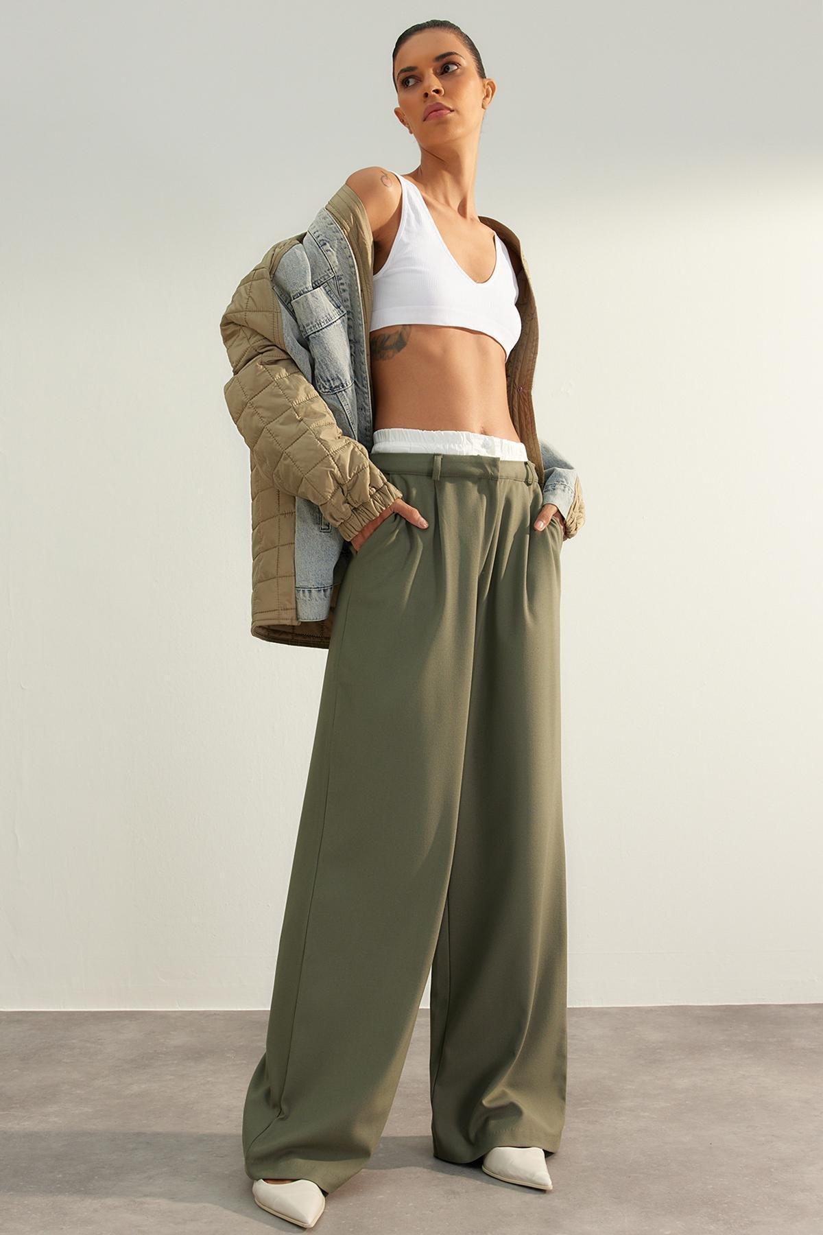 Green Limited Edition Woven Trousers, , large image number 2