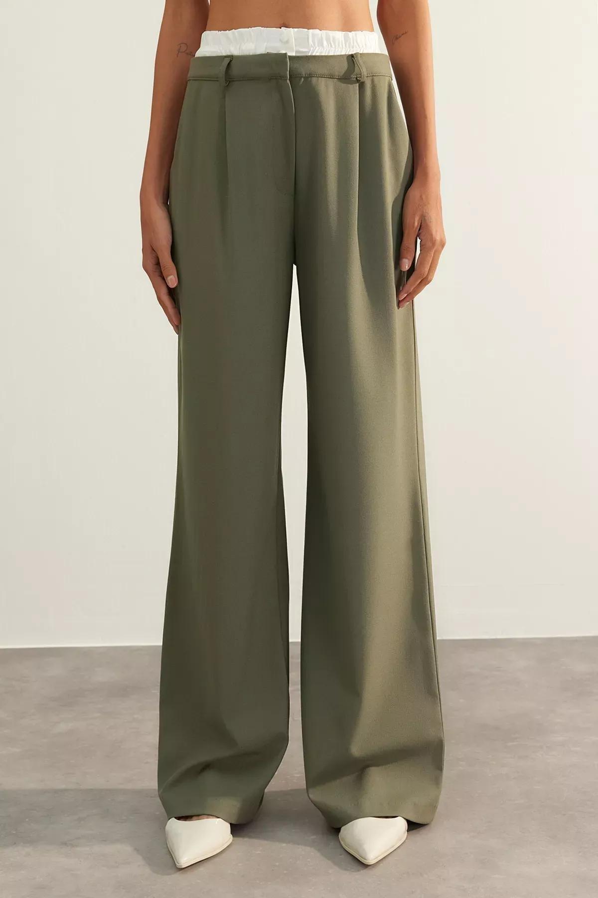 Green Limited Edition Woven Trousers, Mint, large image number 3