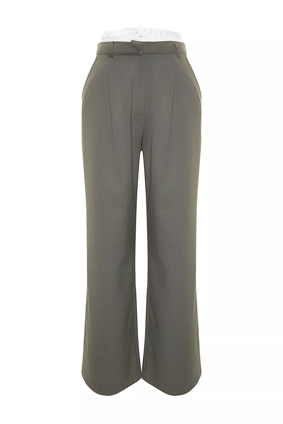 Green Limited Edition Woven Trousers, Mint, large image number 5