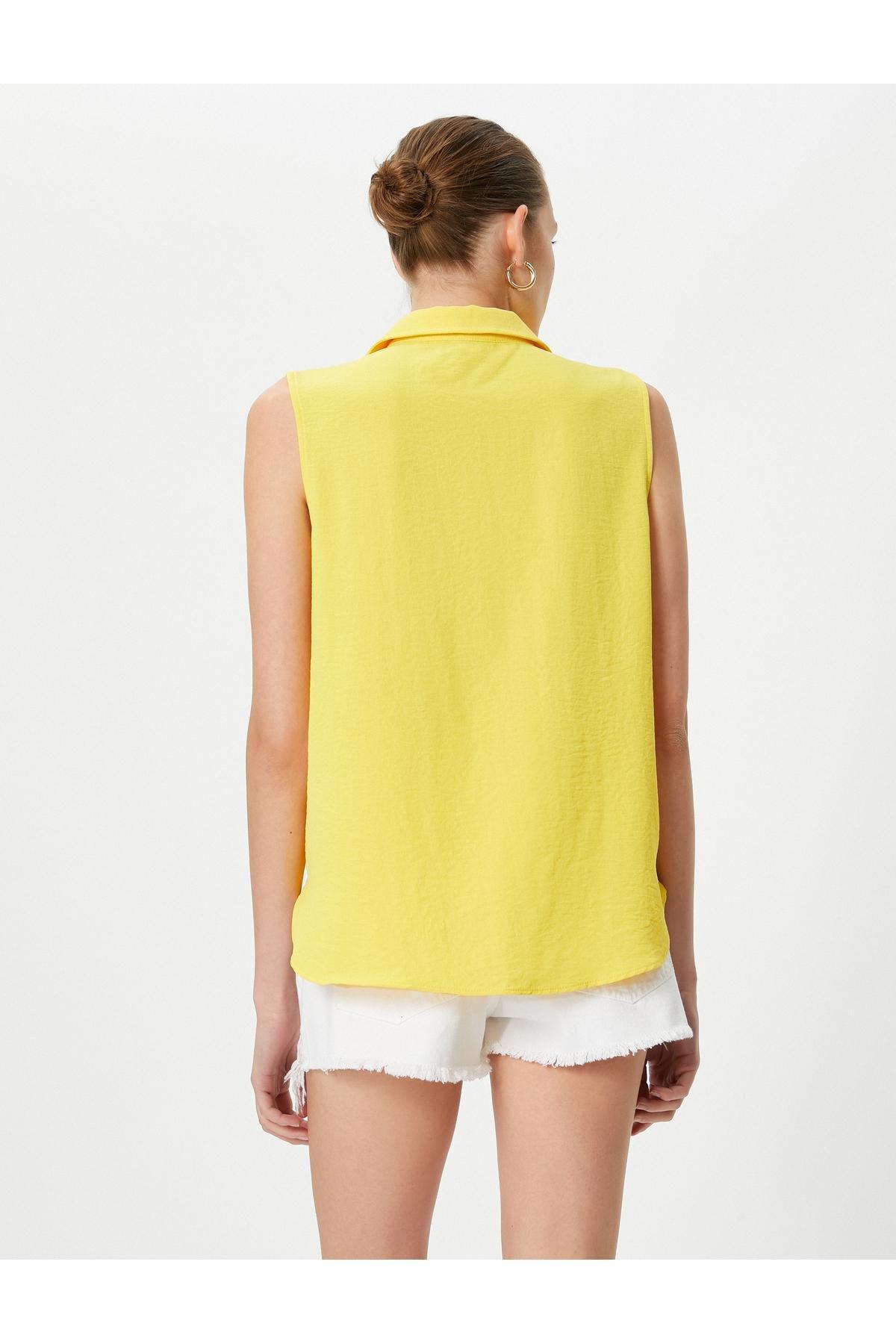 Koton - Yellow Sleeveless Shirt