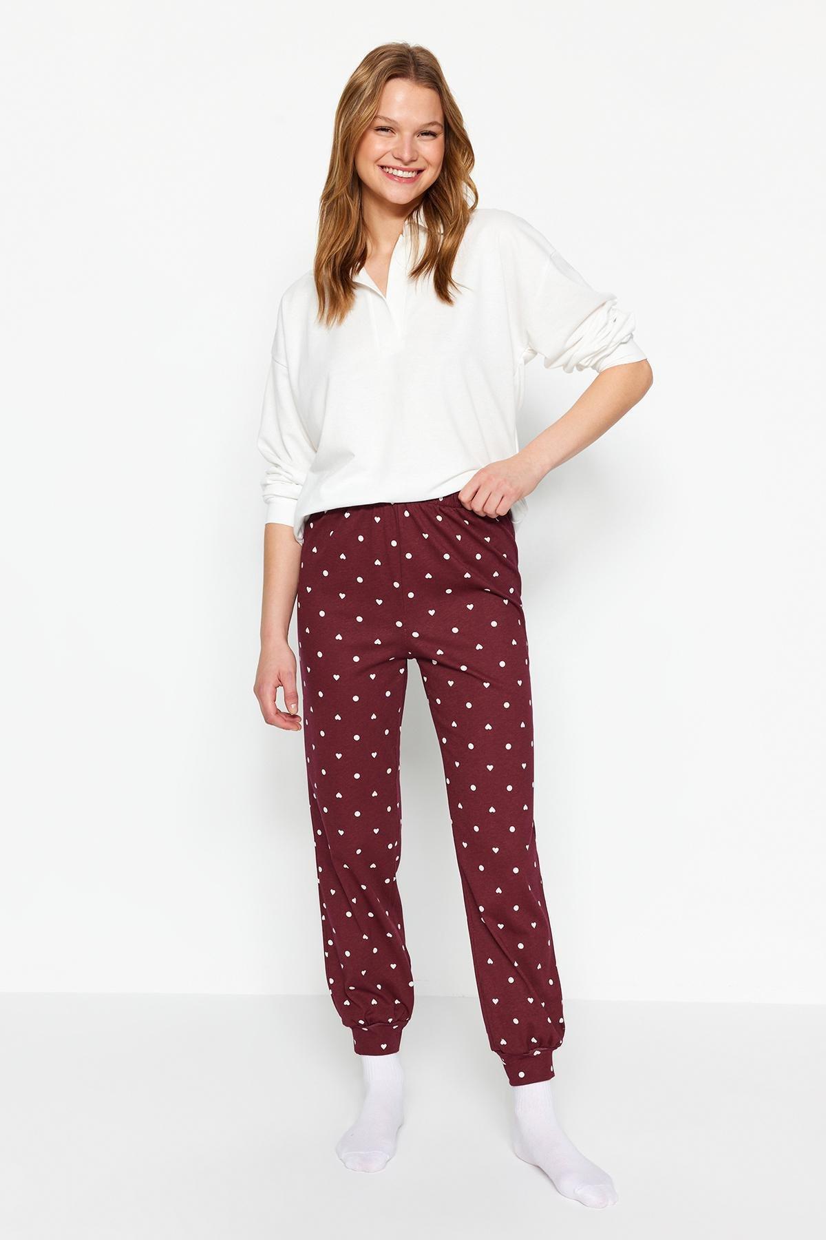 Trendyol - Red Knitted Pyjama Bottoms