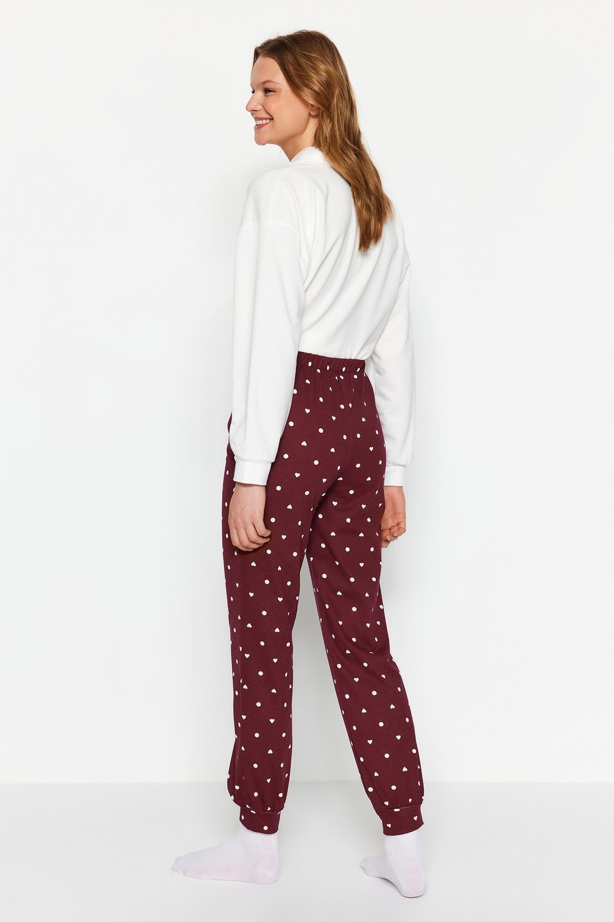 Trendyol - Red Knitted Pyjama Bottoms