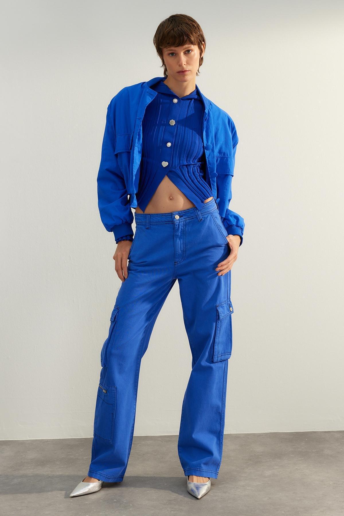 Trendyol - Blue Limited Edition High Waist Jeans