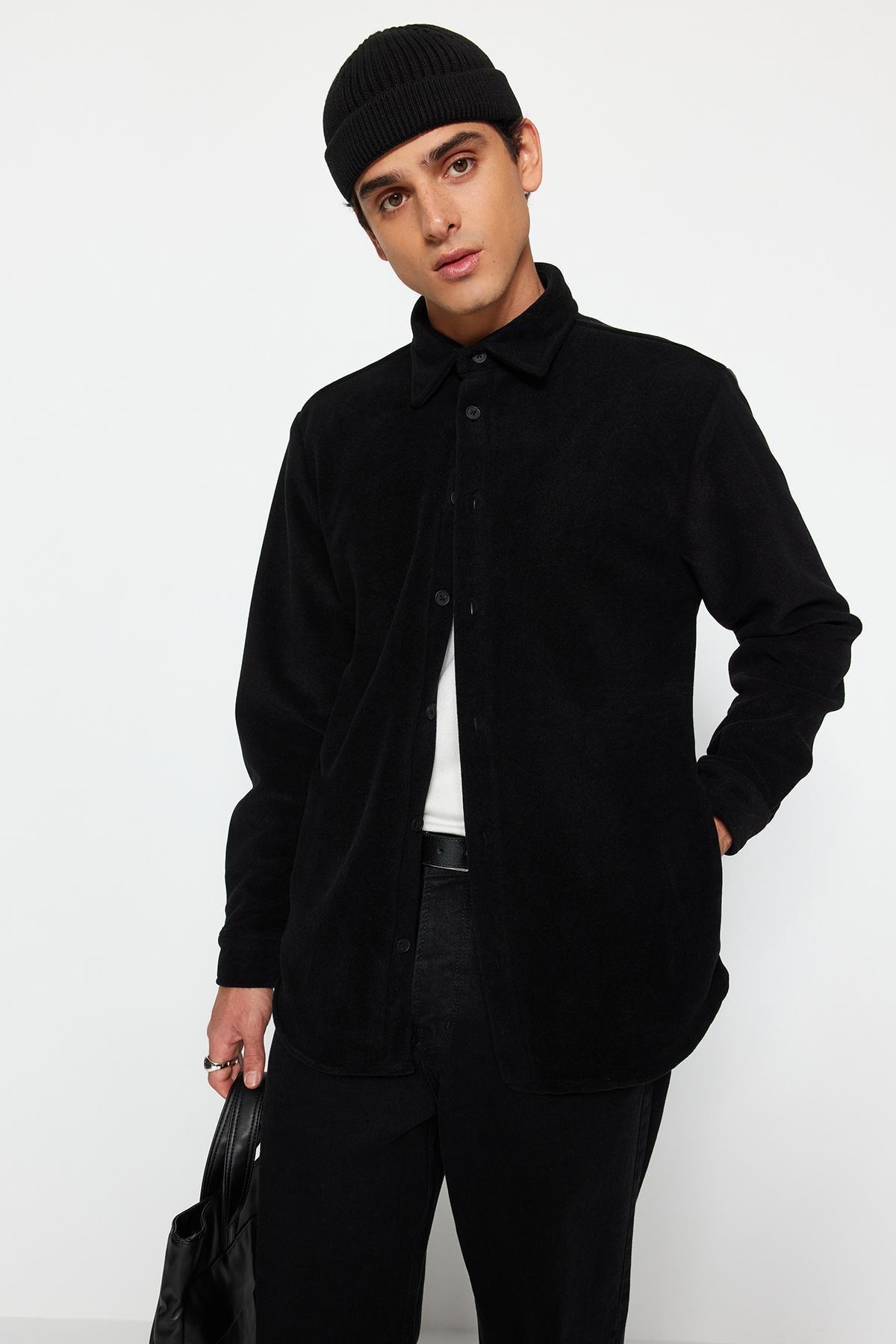 Black Regular Fit Jacket, , large image number 2