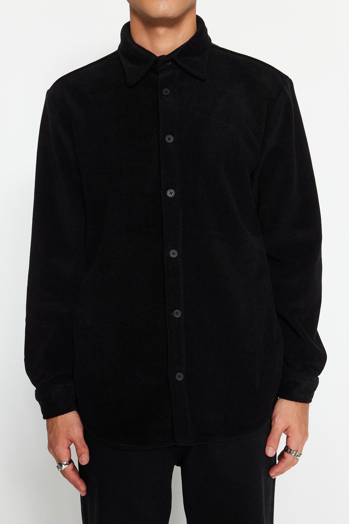 Black Regular Fit Jacket, , large image number 3