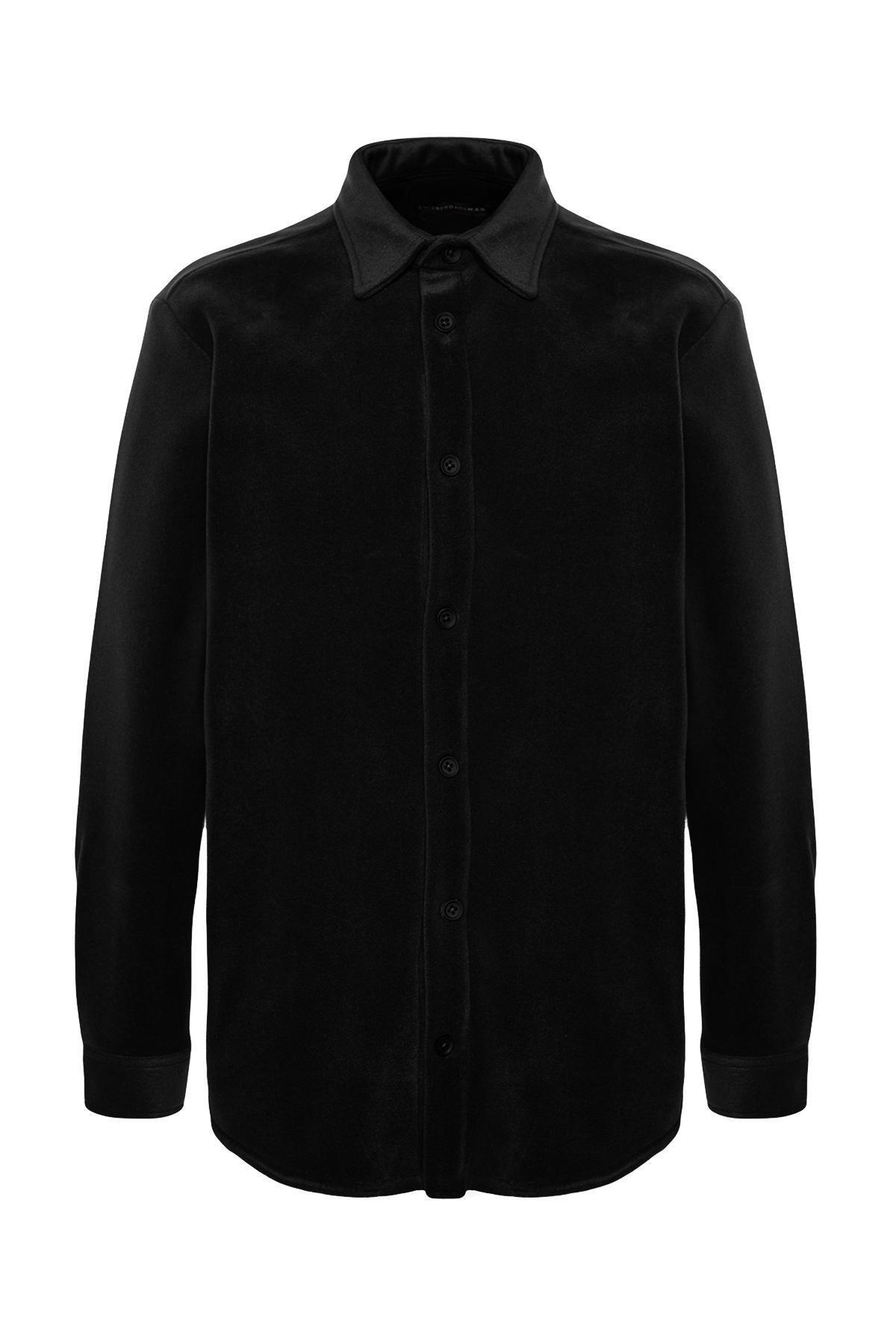 Black Regular Fit Jacket, , large image number 7