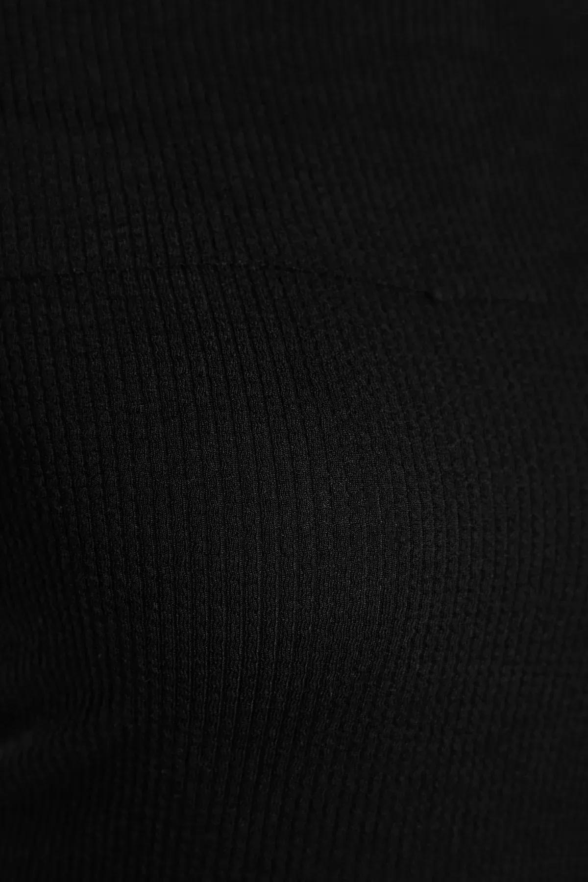 Black Corsair Soft-Texture Stretch Midi Dress, , large image number 7