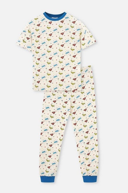 Dagi - Multicolour Bachelors Size Printed Pyjamas Set, Kids Girls