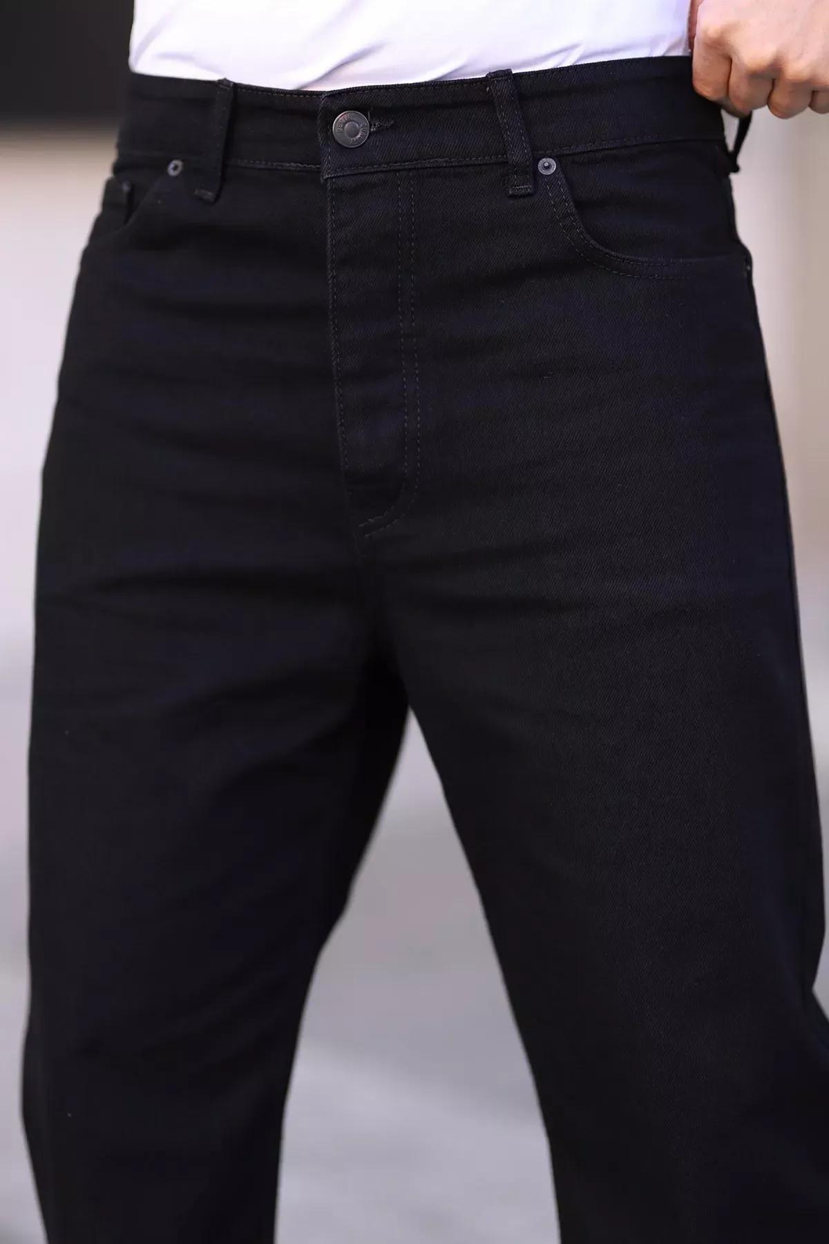 Black Baggy Denim Jeans, , large image number 2