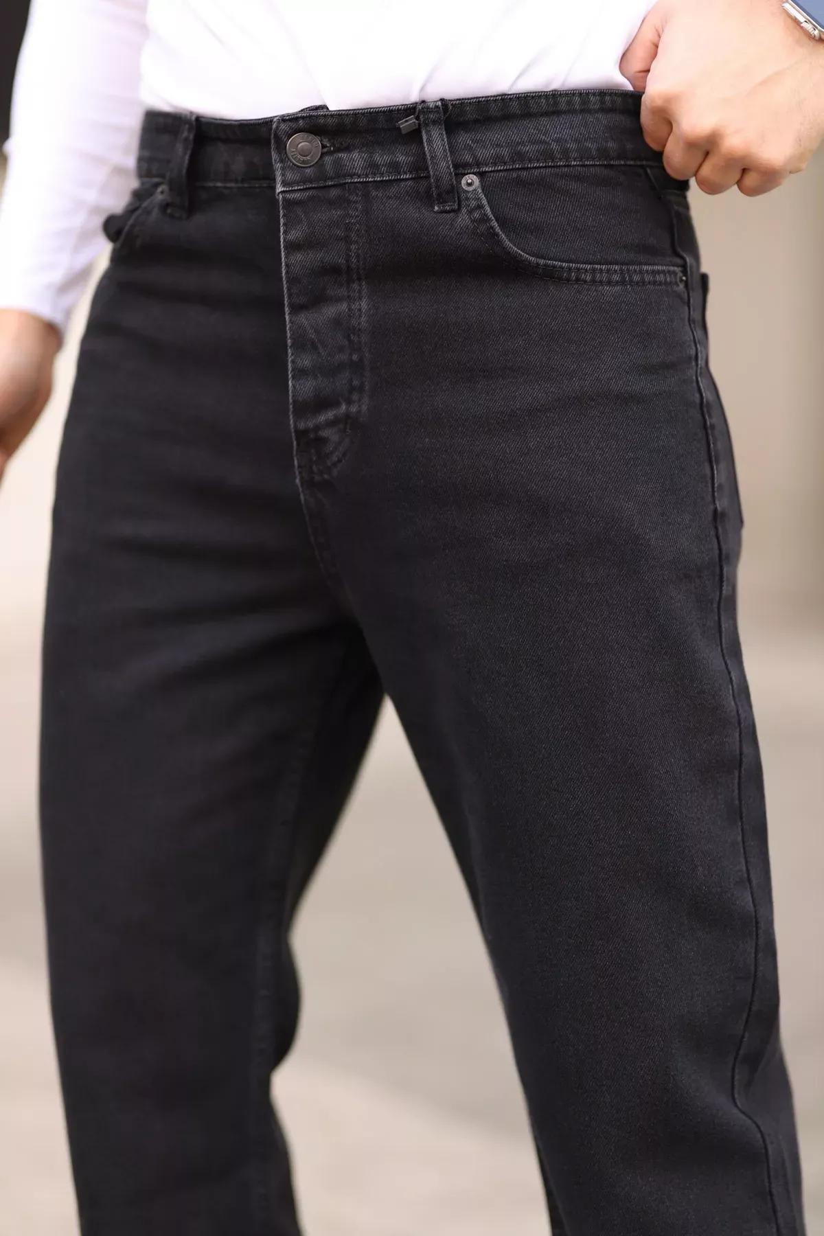 Black Baggy Fit Jeans, Black-1001, large image number 3