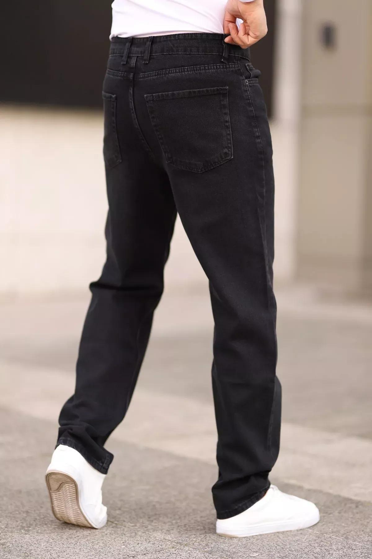Black Baggy Fit Jeans, , large image number 4
