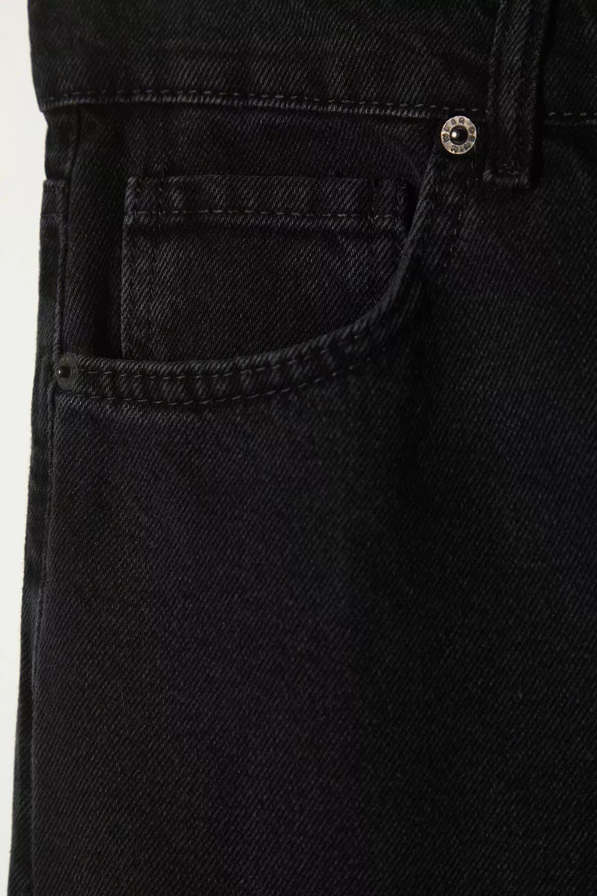 Black Baggy Fit Jeans, Black-1001, large image number 5