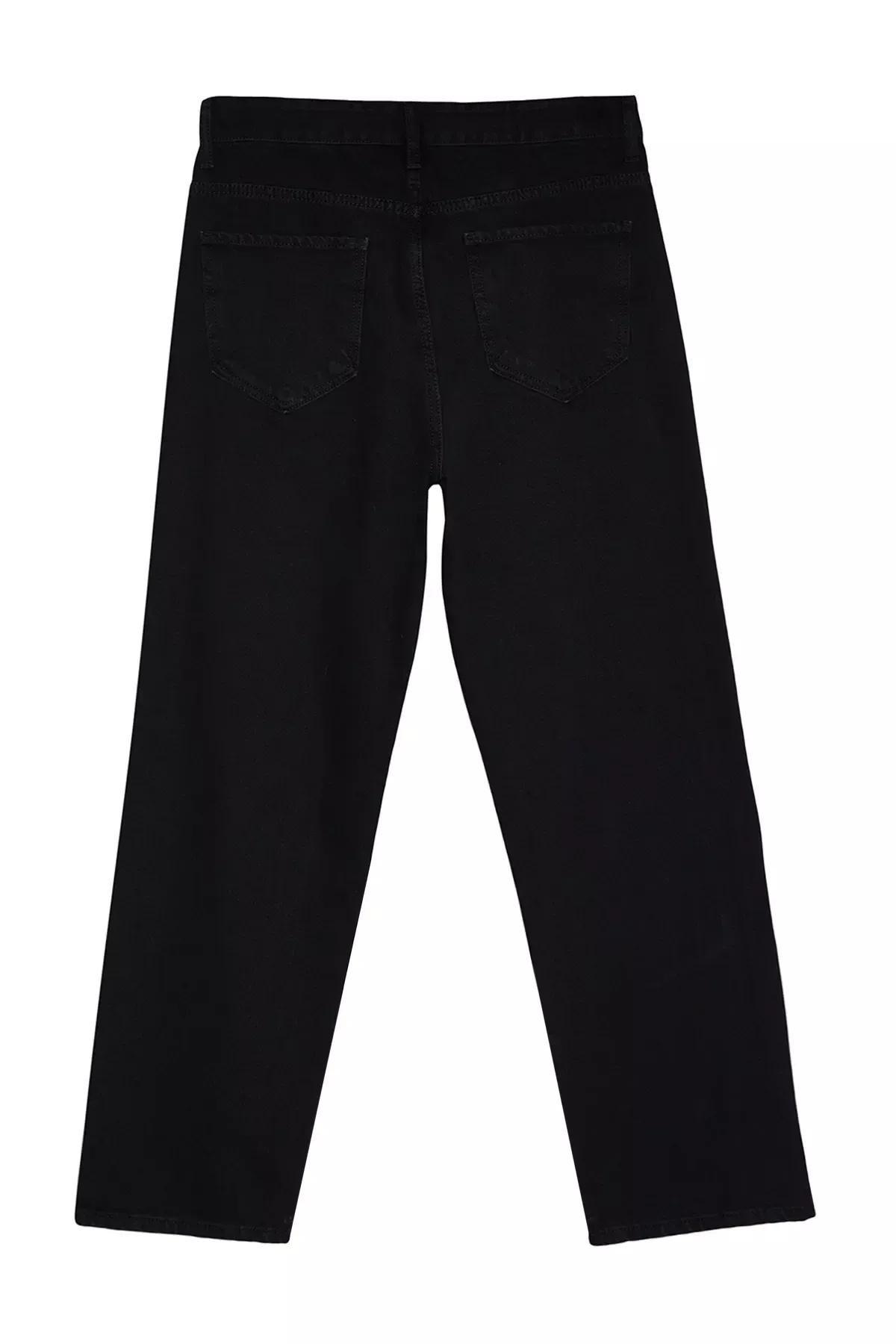 Black Baggy Fit Jeans Pants, , large image number 8
