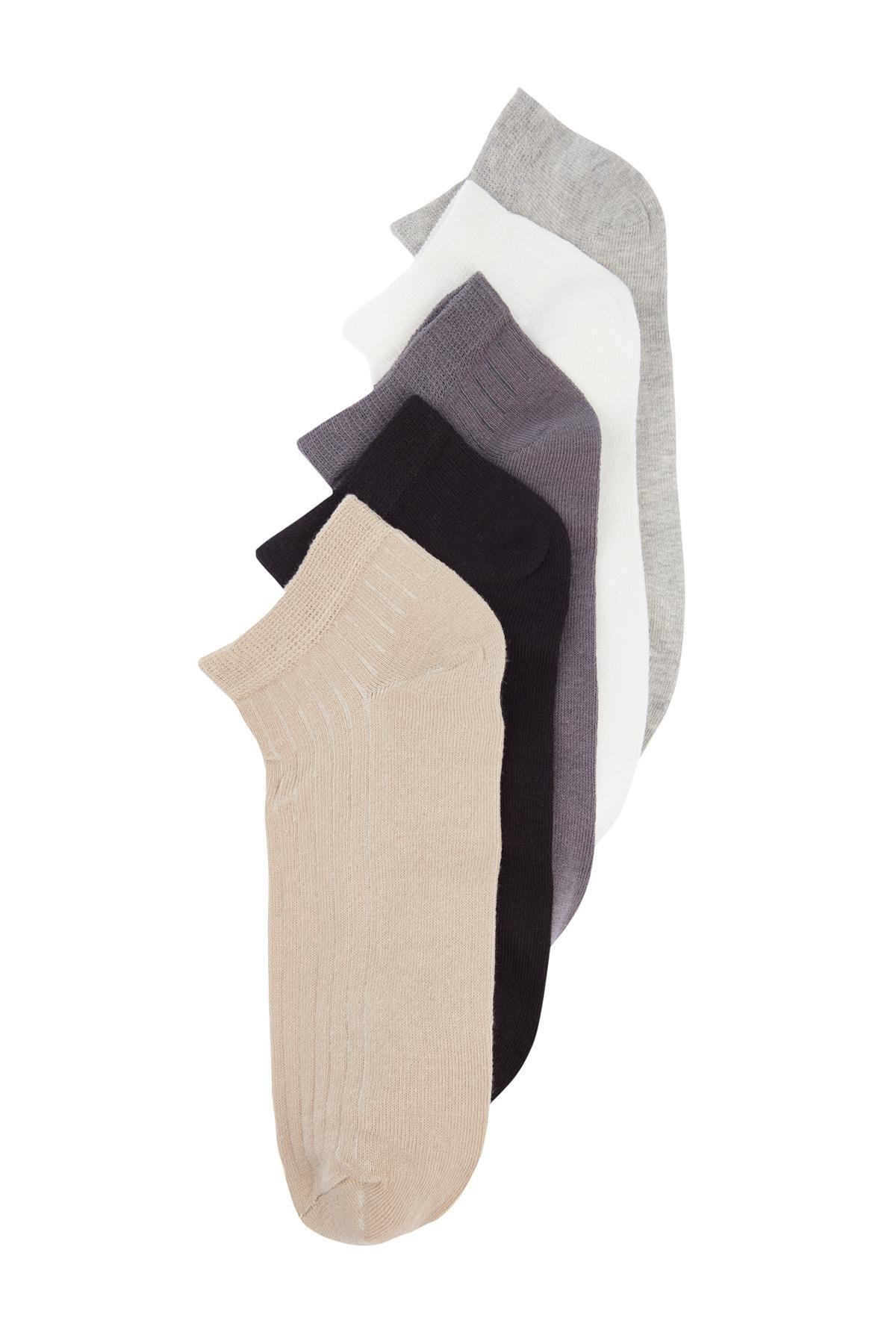Multicolour Textured Socks, Set Of 5, , large image number 1