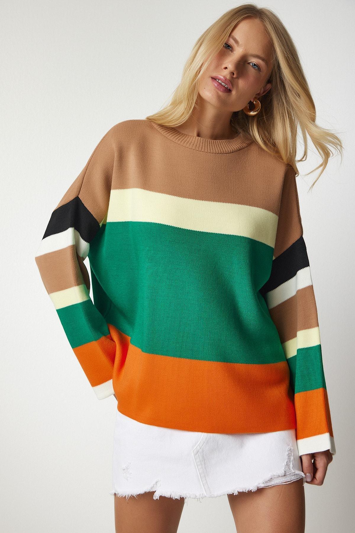 Multicolour Colour Block Sweater, C101_1450, large image number 0