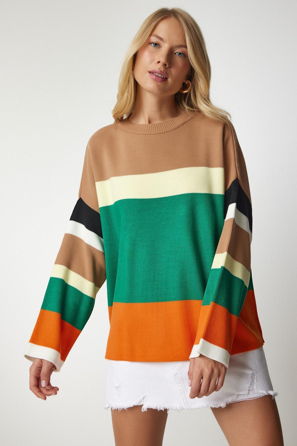 Multicolour Colour Block Sweater, C101_1450, large image number 1