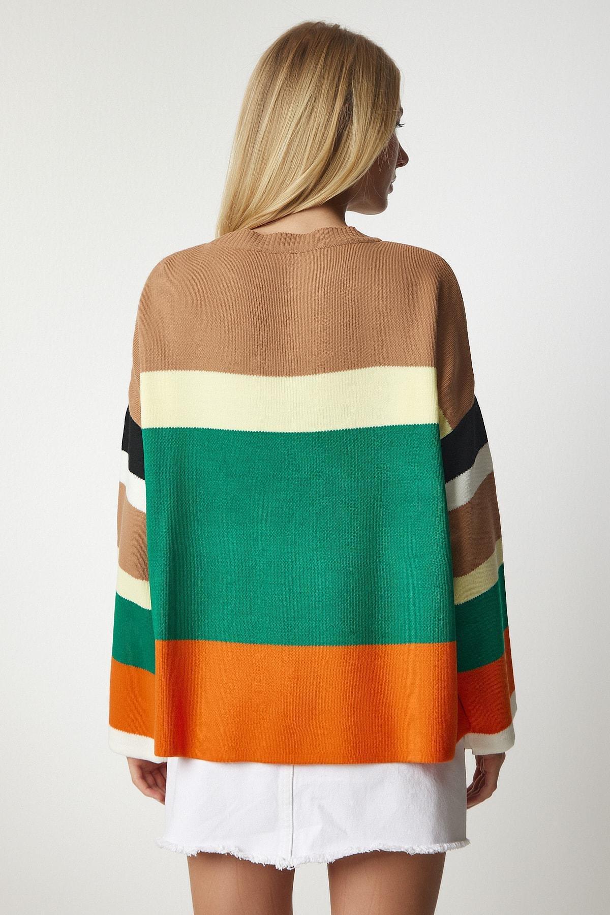 Multicolour Colour Block Sweater, C101_1450, large image number 4