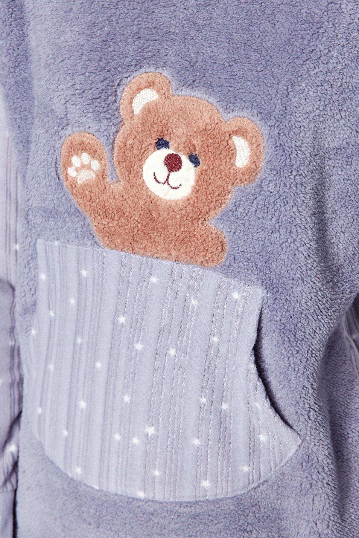 Purple Teddy Bear Patterned Co-Ord Set, , large image number 4
